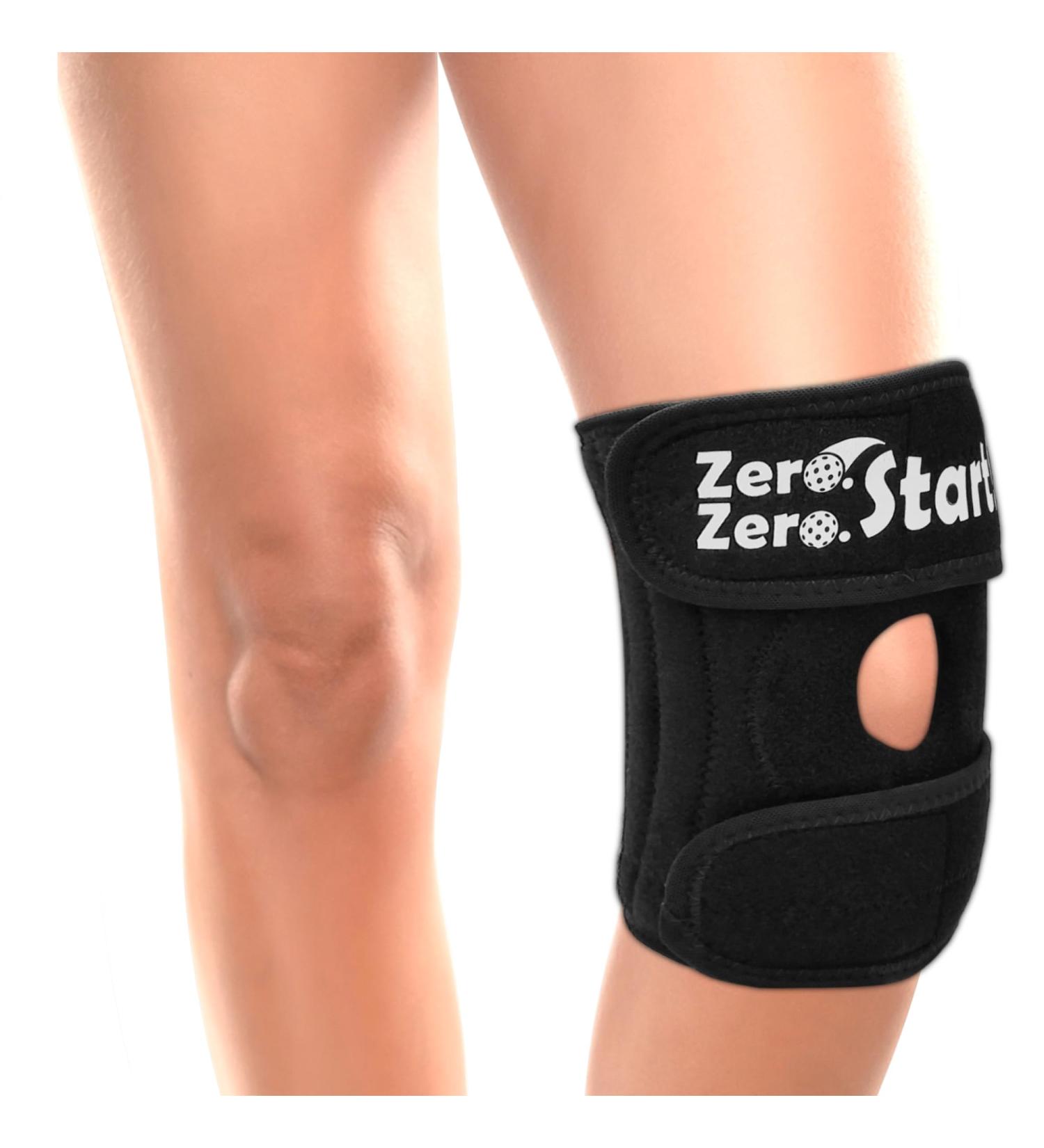 Adjustable Elastic Knee Wrap Guard for Pickleball | Breathable Knee Brace for Pain Relief & Joint Support for Men & Women - Buy Online on GoSupps.com
