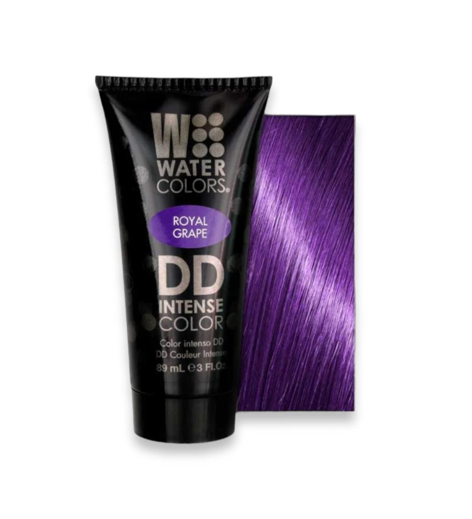 Watercolors DD Intense Semi Permanent Hair Color - Royal Grape Ultra-Vibrant & Ammonia Free 3 Fl Oz - International Shipping Available - Buy Online on GoSupps.com