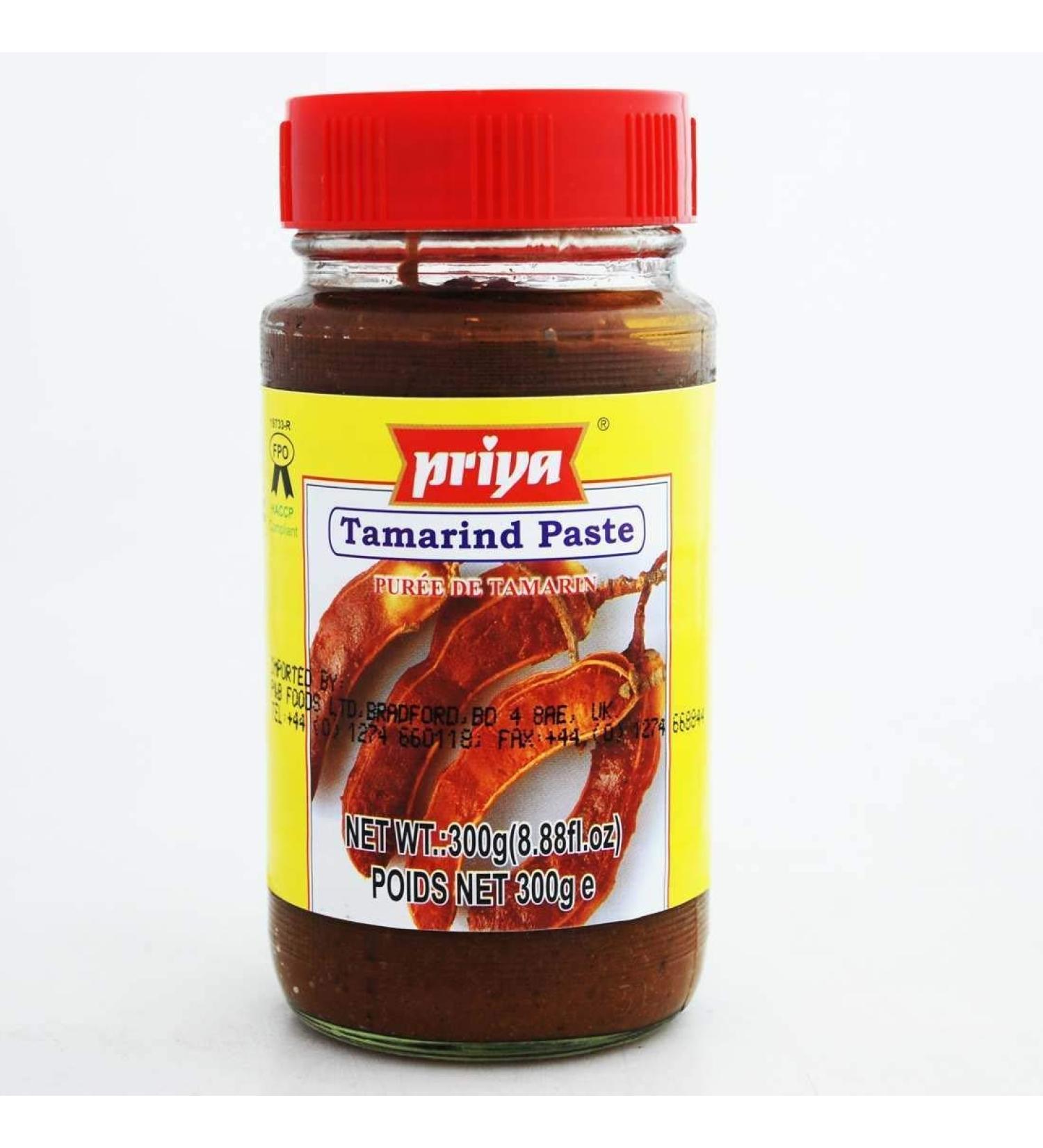 Priya - Tamarind Paste - Ideal for Thai Noodles and Indian Chicken Dishes - 300g (Jar) - Buy Online on GoSupps.com