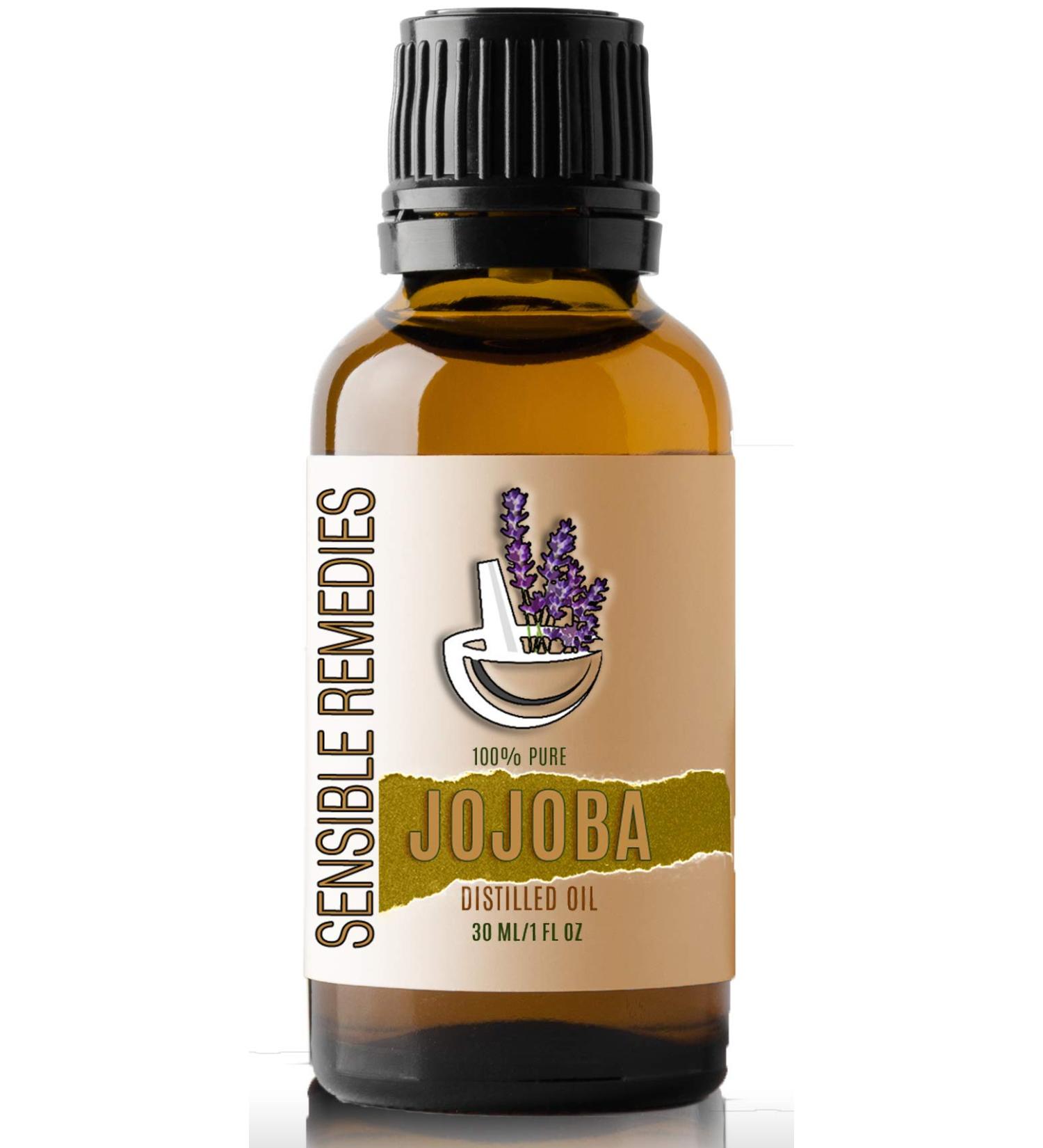 Sensible Remedies Jojoba (Golden) 100% Pure and Natural Distilled 30 mL (1 oz) - Buy Online on GoSupps.com