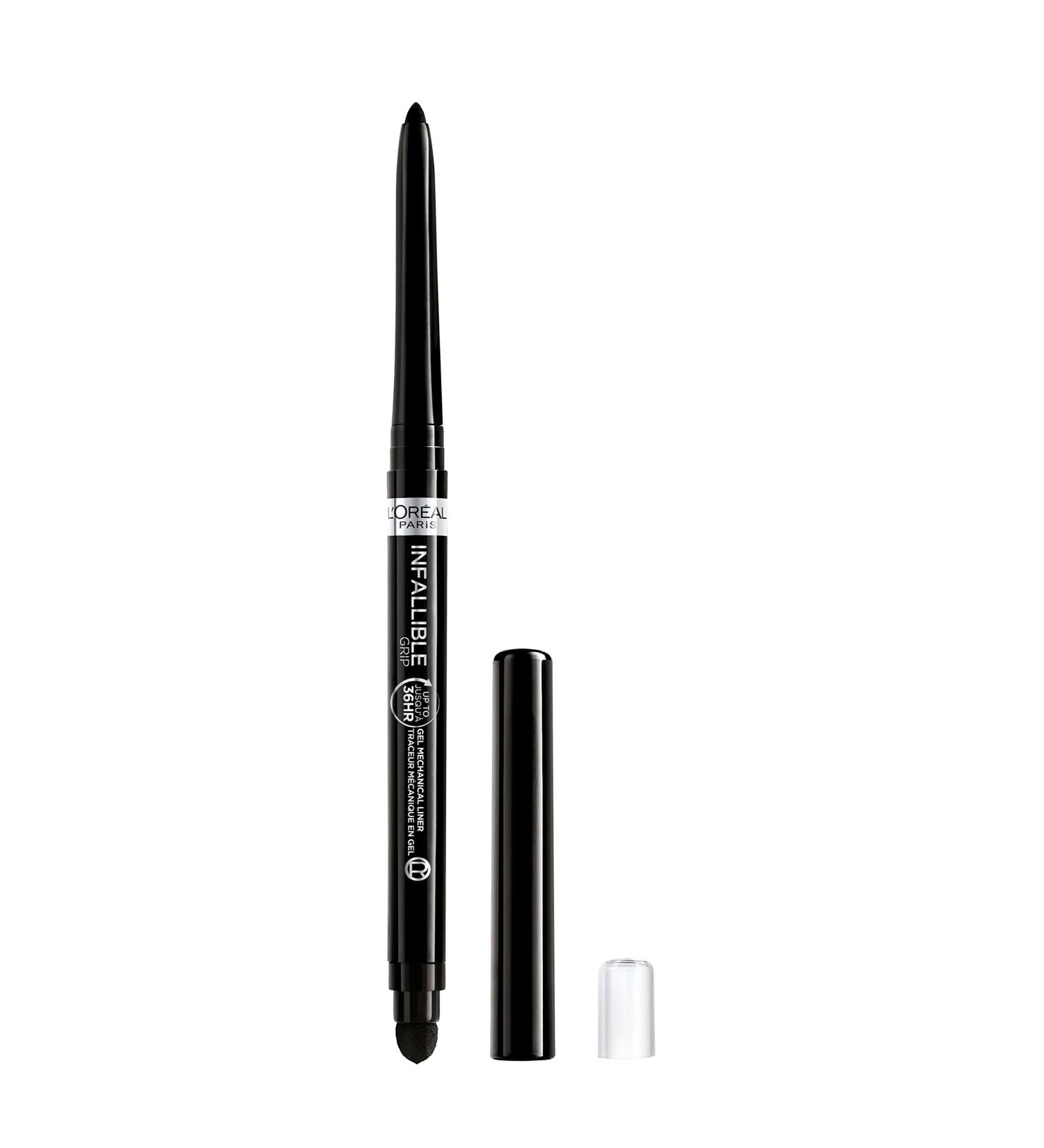 L'Oreal Paris Infallible Grip Gel Eyeliner Pencil - Waterproof, Smudge-Resistant, Intense Black - 36HR Wear - 1 Kit - Buy Online on GoSupps.com
