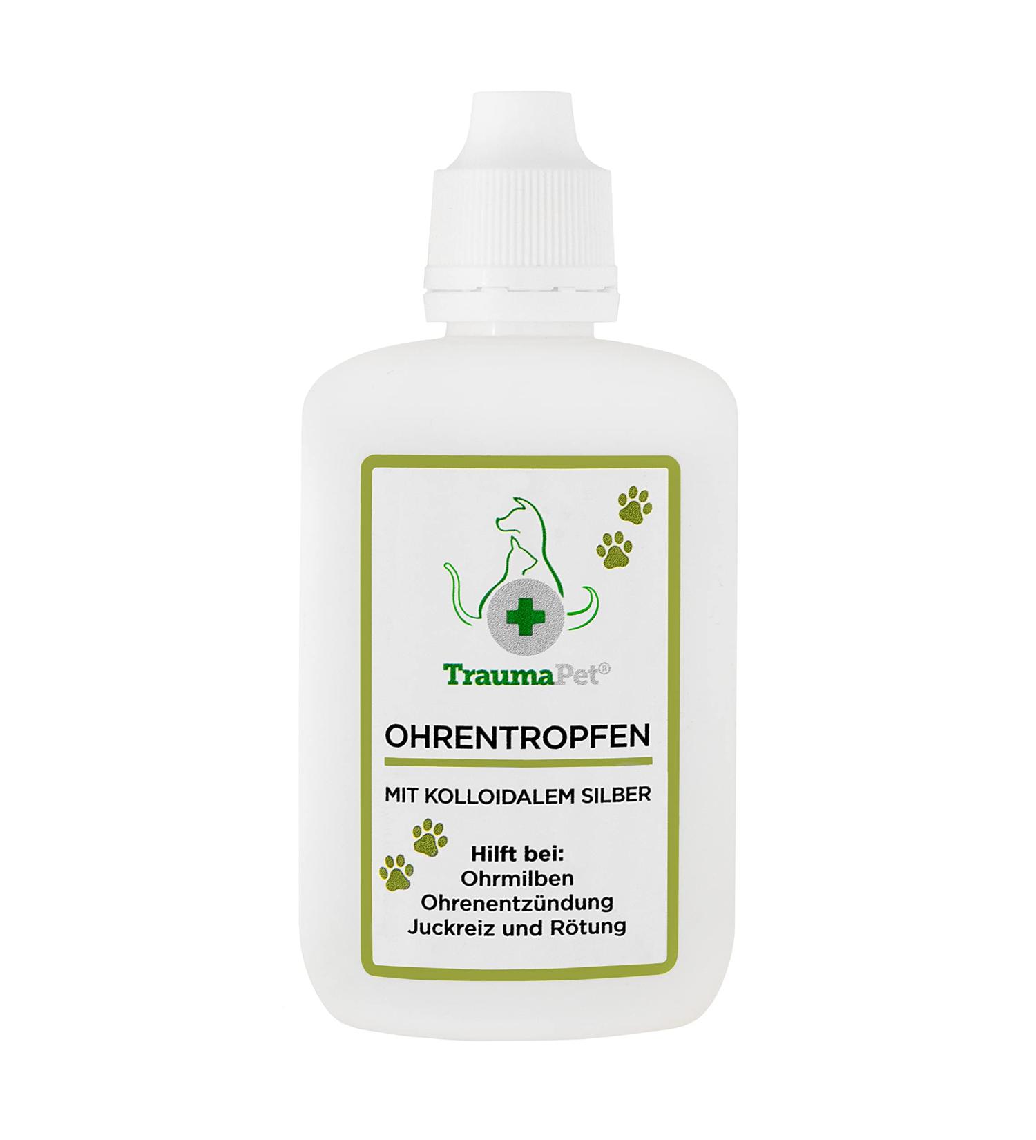 koolkat ear drops Traumapet with colloidal silver for dogs and cats 50ml