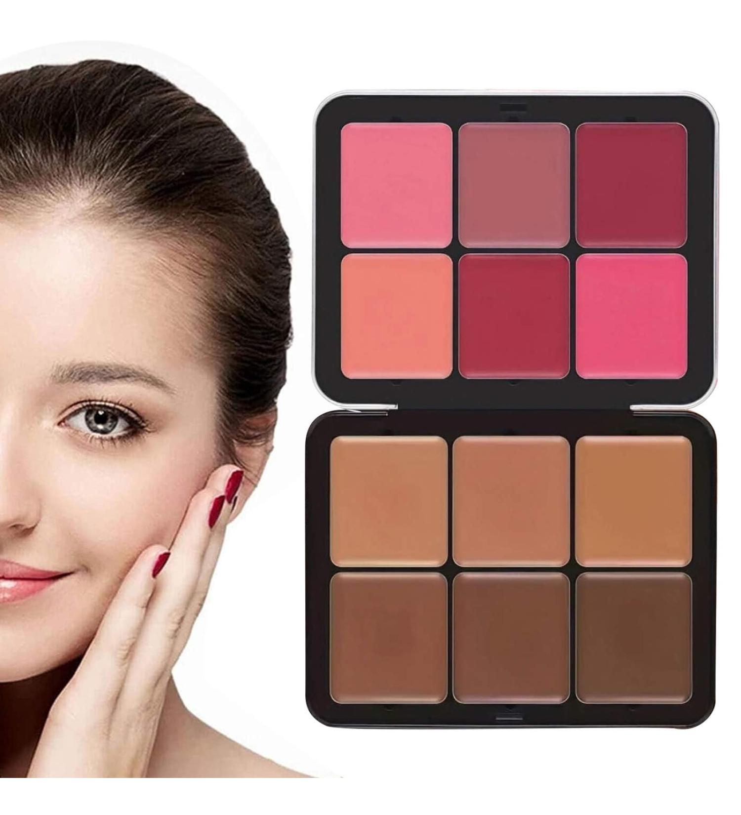 Carla Secret Concealer Palette 2023 New 12 Colors Face Makeup Cream Blush Palette Long Lasting Waterproof Cream Concealer Palette For Flawless Skin (#02) - Buy Online on GoSupps.com