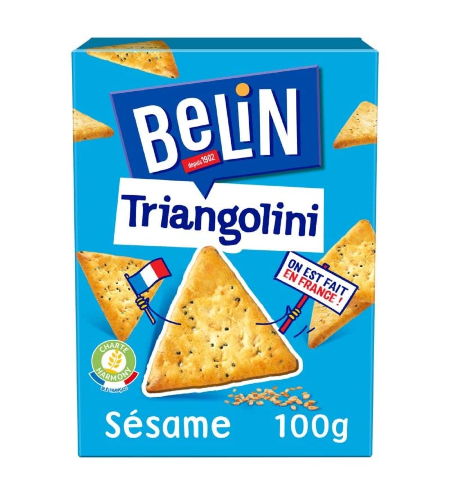 BELIN - Triangolini Crackers 100G - Pack of 4 - Buy Online on GoSupps.com
