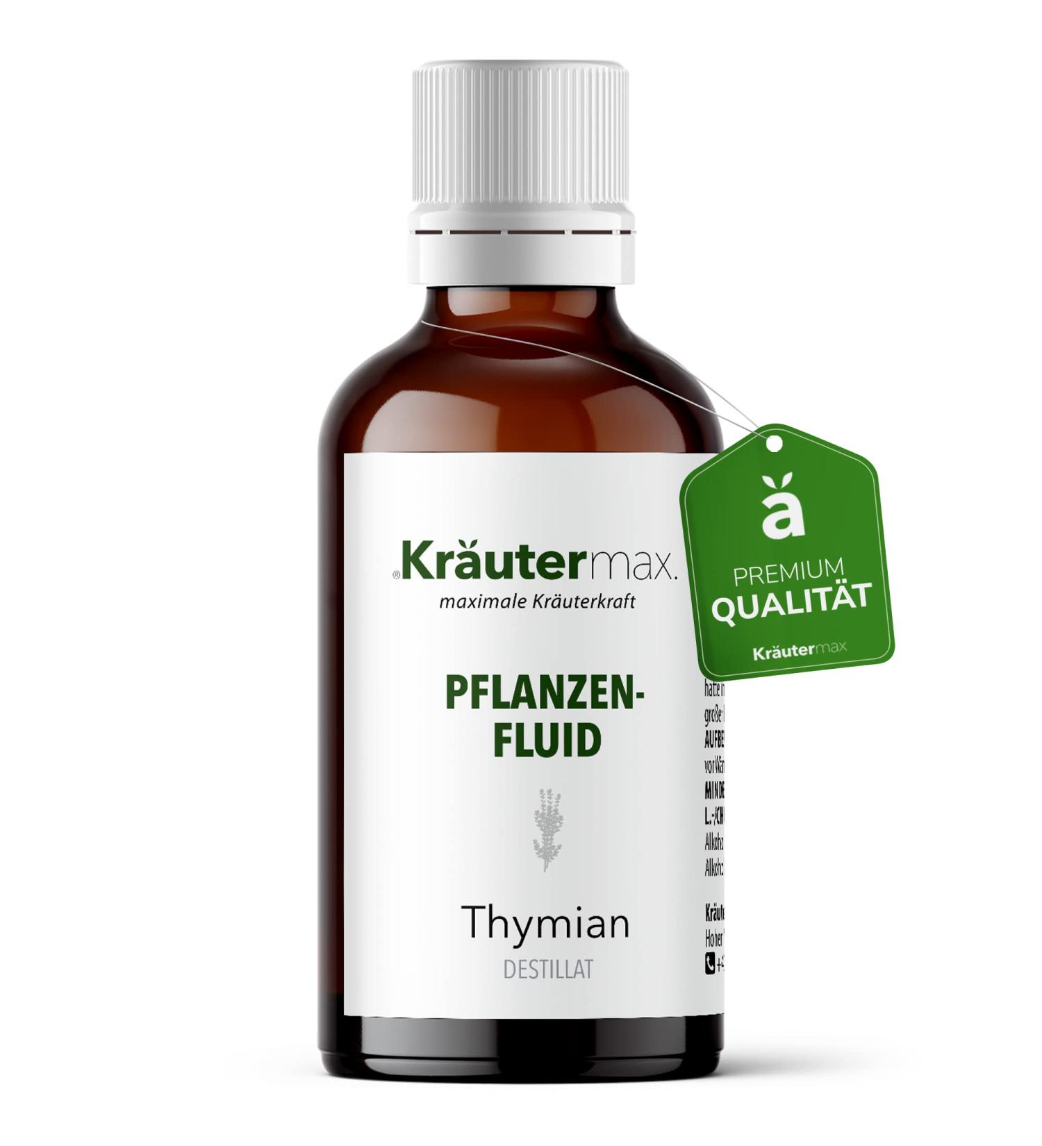 NEW! Kr utermax Thyme Drops | Thyme Distillate as a Perfect Supplement to Thyme Capsules or Thyme Oil | Vegan & Pure | 1 x 50ml - Buy Online on GoSupps.com