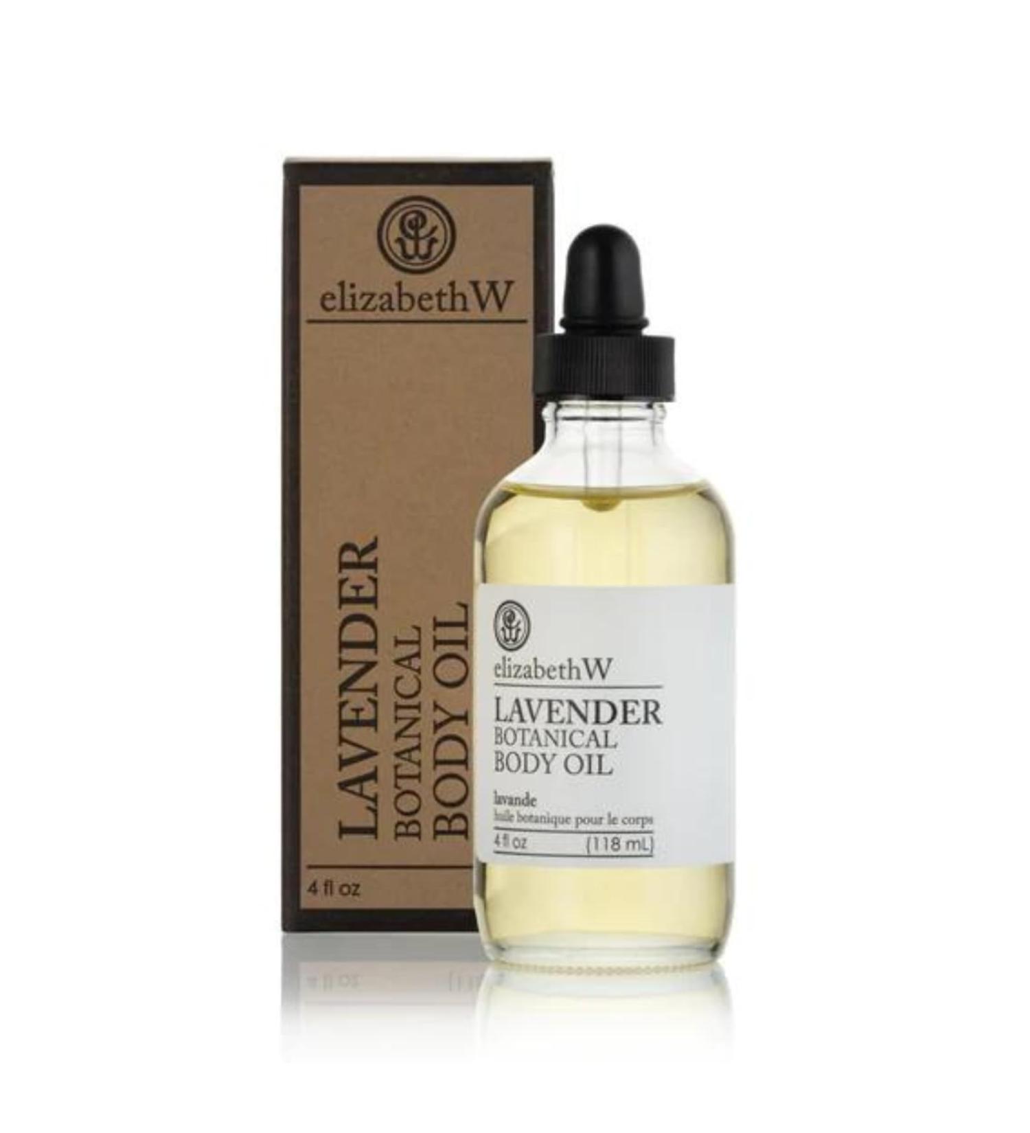 elizabethW Lavender Body Oil - 4 ounces