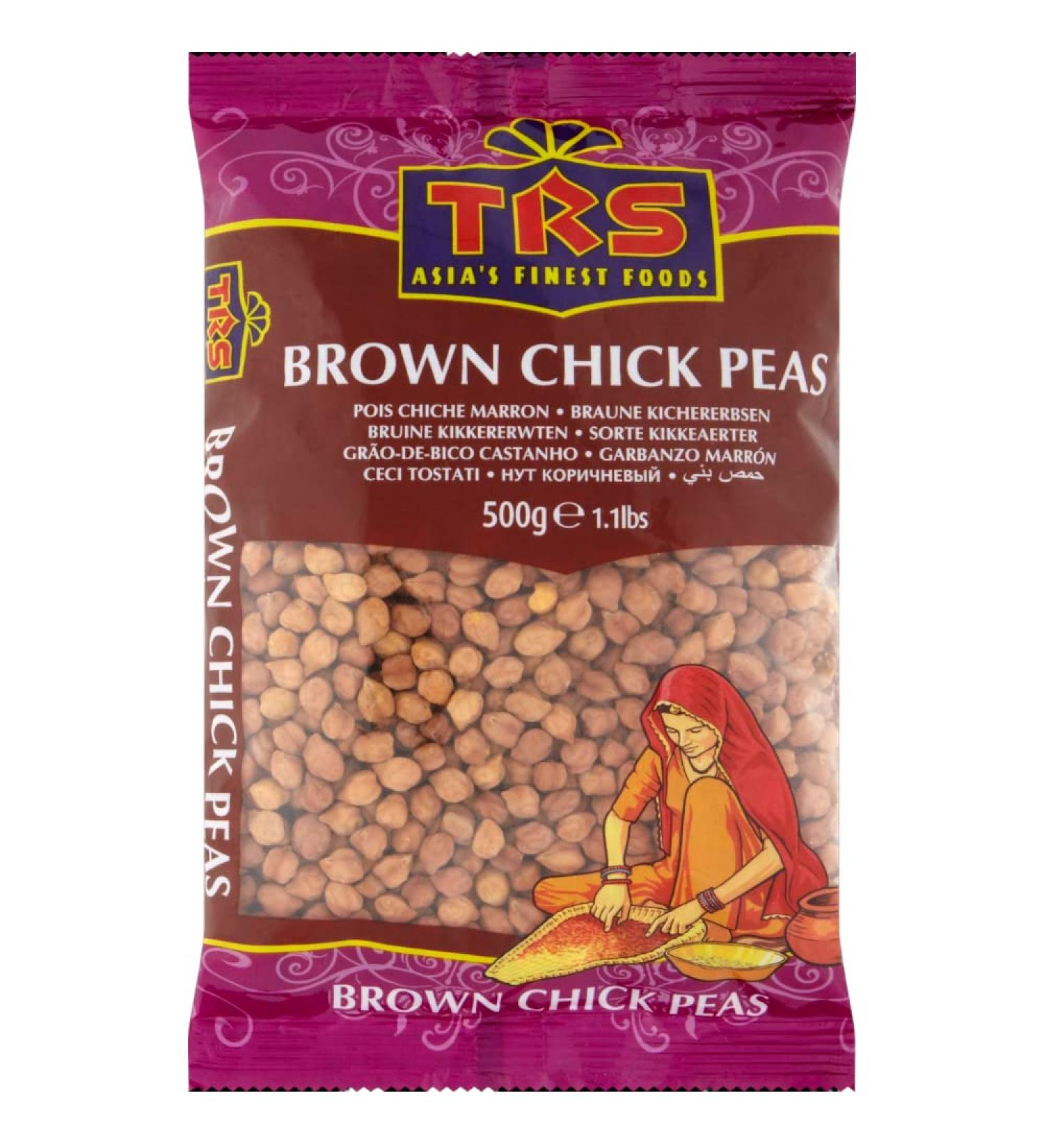 TRS Chickpeas Brown 500g: Nutritious and Versatile Legume for Delicious Meals - Buy Online on GoSupps.com