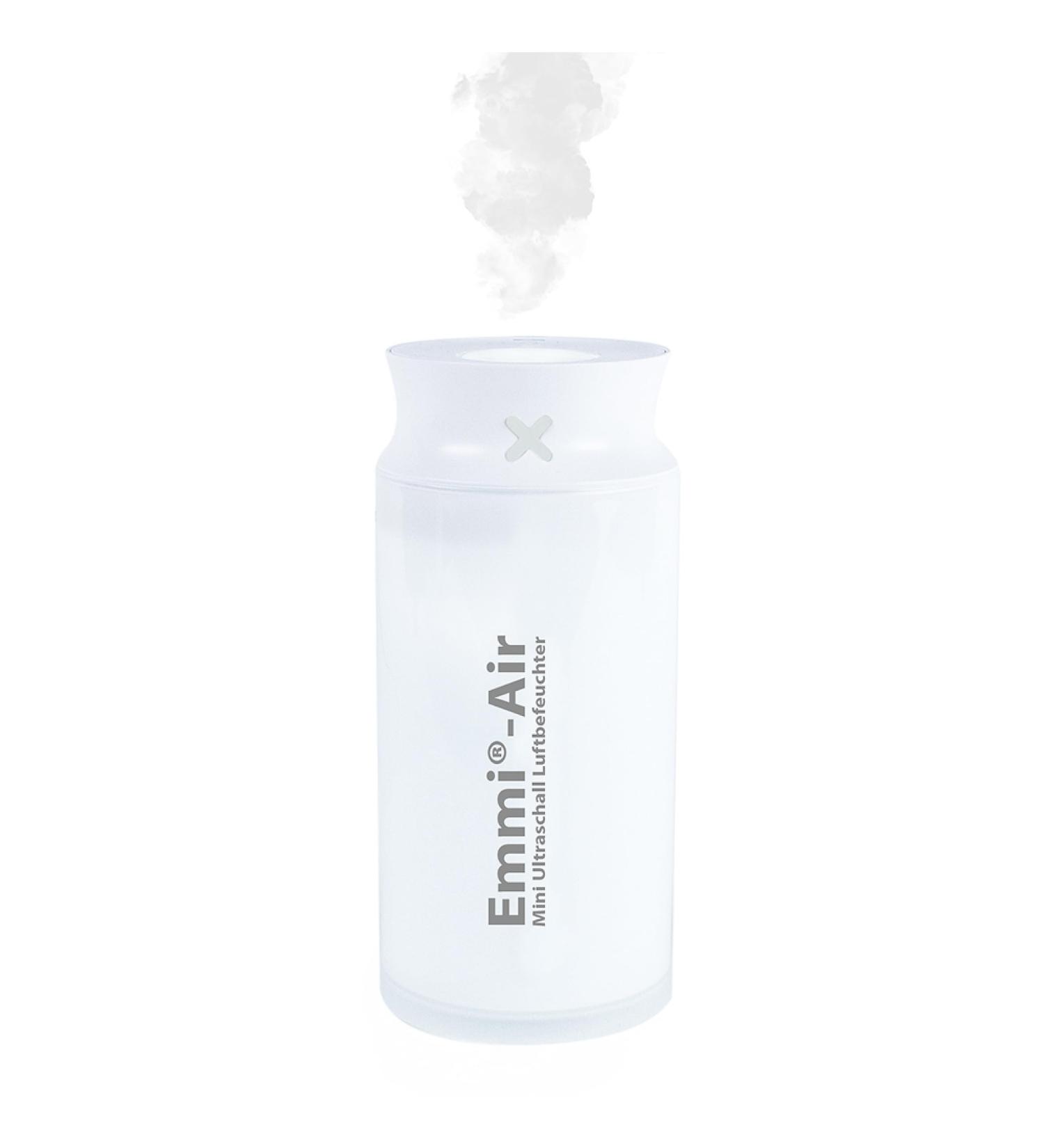 Emmi Air Ultrasound Mini Humidifier - Compact Room Fragrance Diffuser with 3 Moisture & Brightness Levels | 400ml for Bedroom Use - Buy Online on GoSupps.com