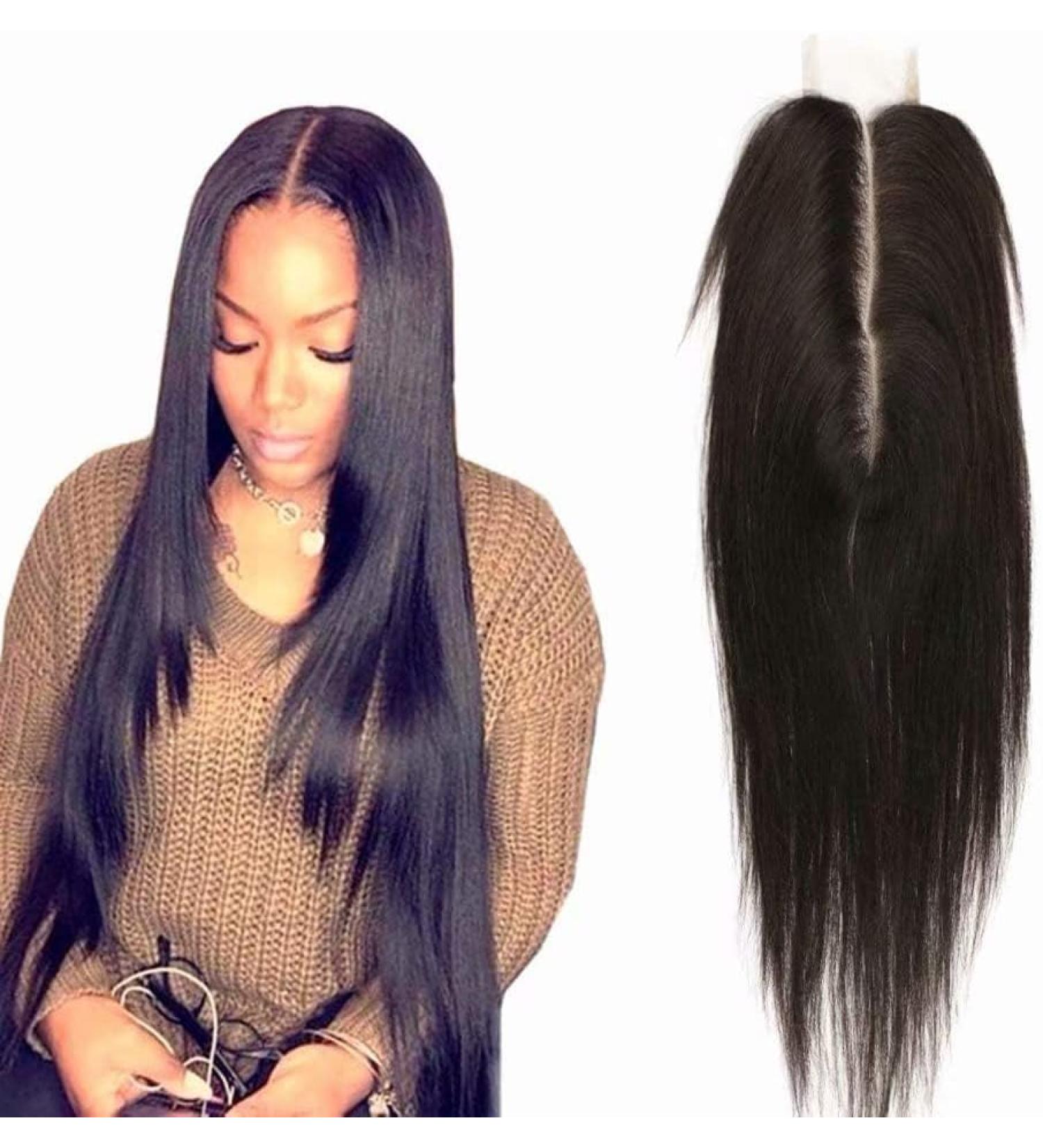 BIPLE Strands Top Lace Closure Hair Extension - 14 Inch Brazilian Human Hair Premium Quality Soft & Natural Look - Buy Online on GoSupps.com