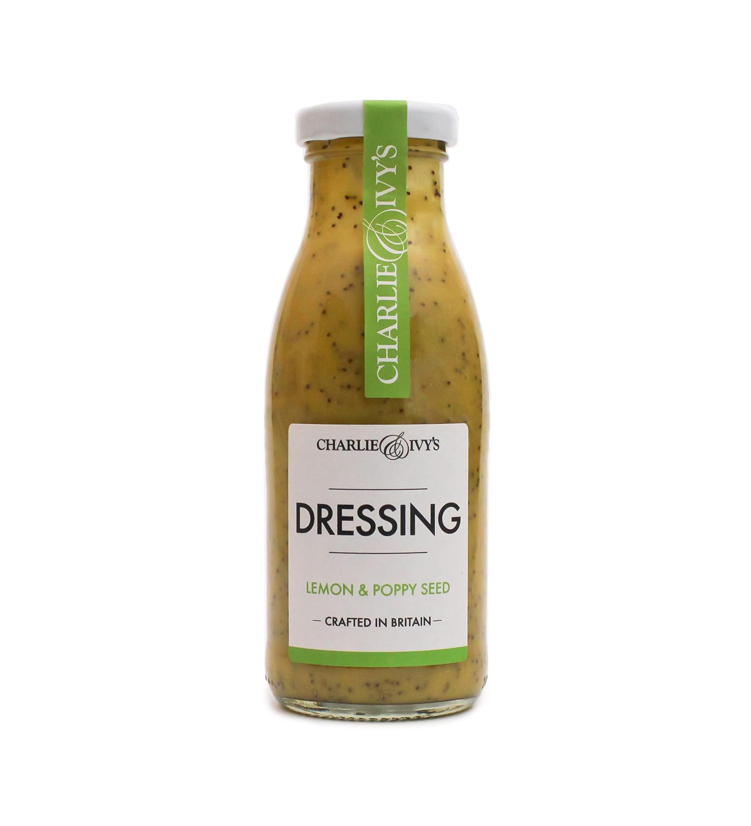 Charlie & Ivy's Lemon & Poppy Seed Dressing 250ml - Buy Online Now - Buy Online on GoSupps.com