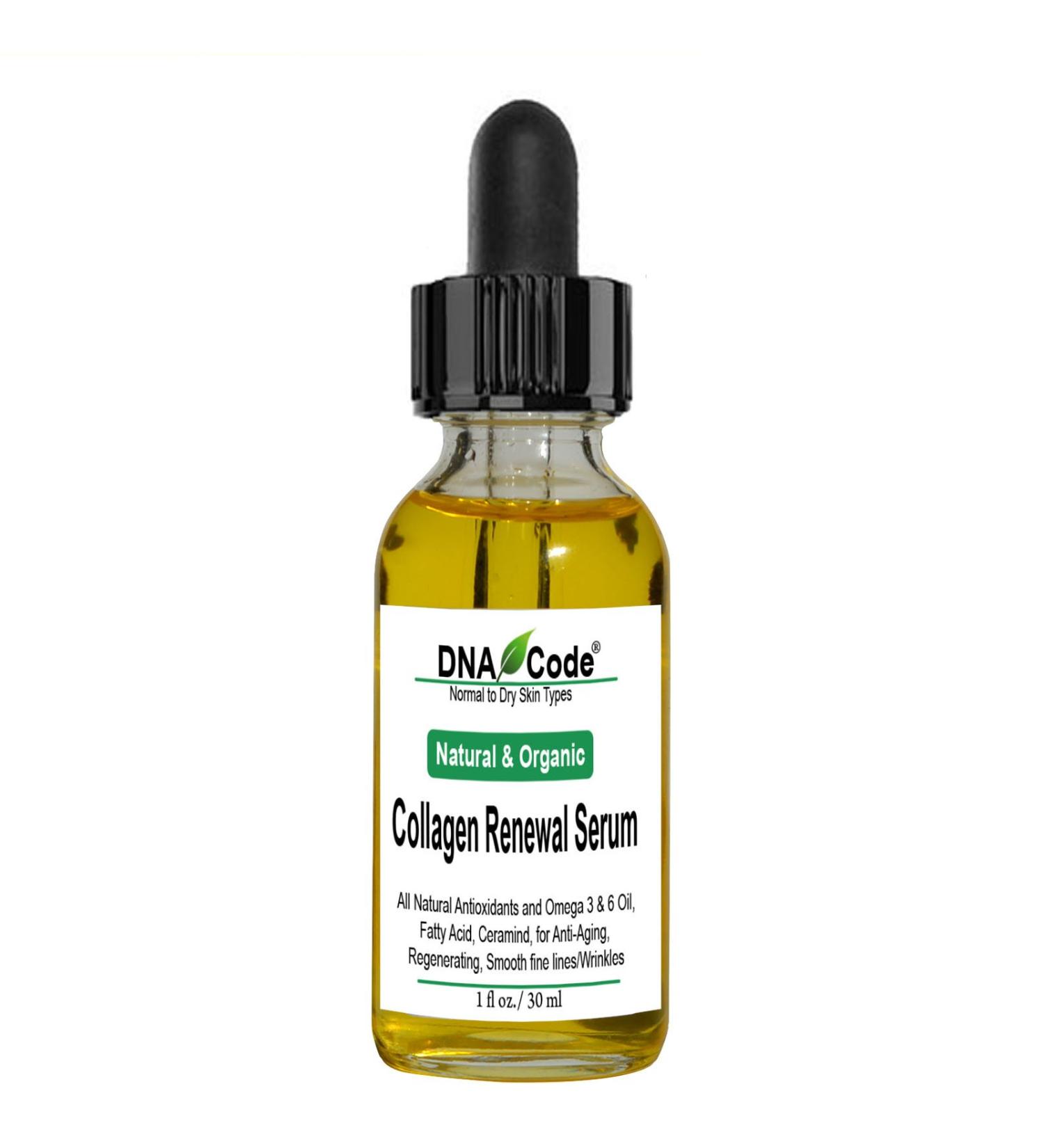 100% Natural Vegan Cell Renewal Face Serum Remove Wrinkles Rebuild Collagen-Jojoba Olive Rosehip Argan Evening Primrose Pomegranate Seed Oil Blend 1 Ounce