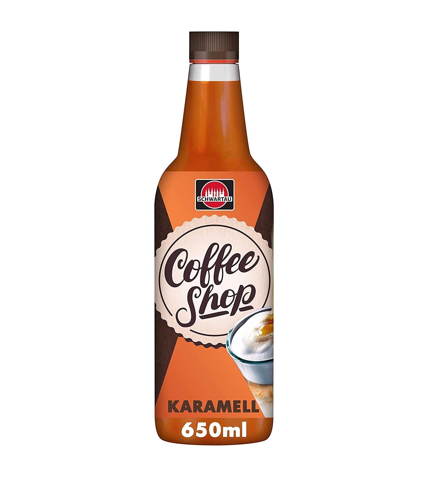 Schwartau Coffee Shop Caramel Syrup - 650ml | Enhance Your Coffee Specialties | International Shipping - Buy Online on GoSupps.com
