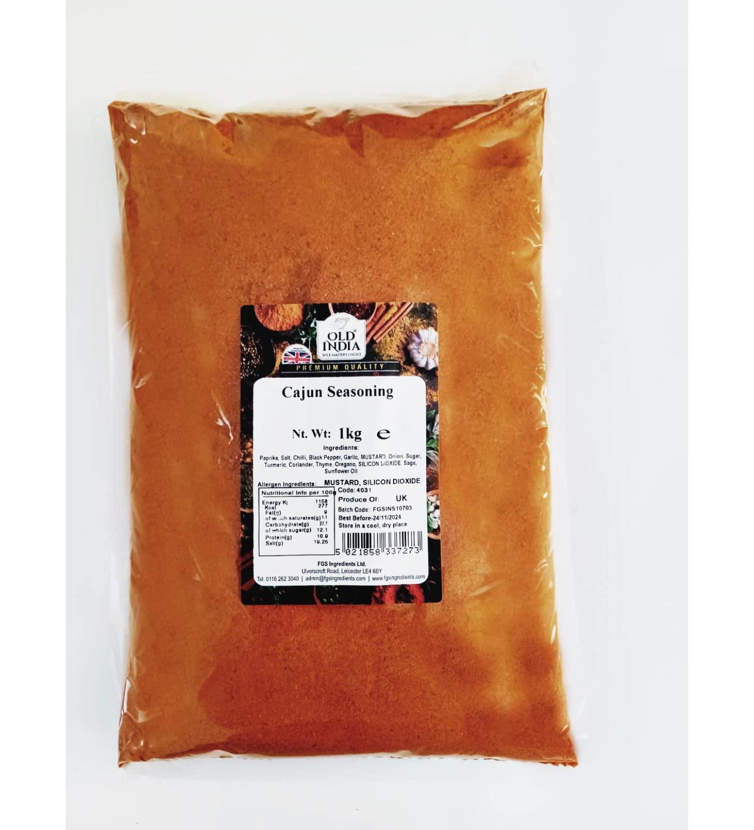 Old India Cajun Seasoning 1 Kg Cajun 1 kg (Pack of 1)