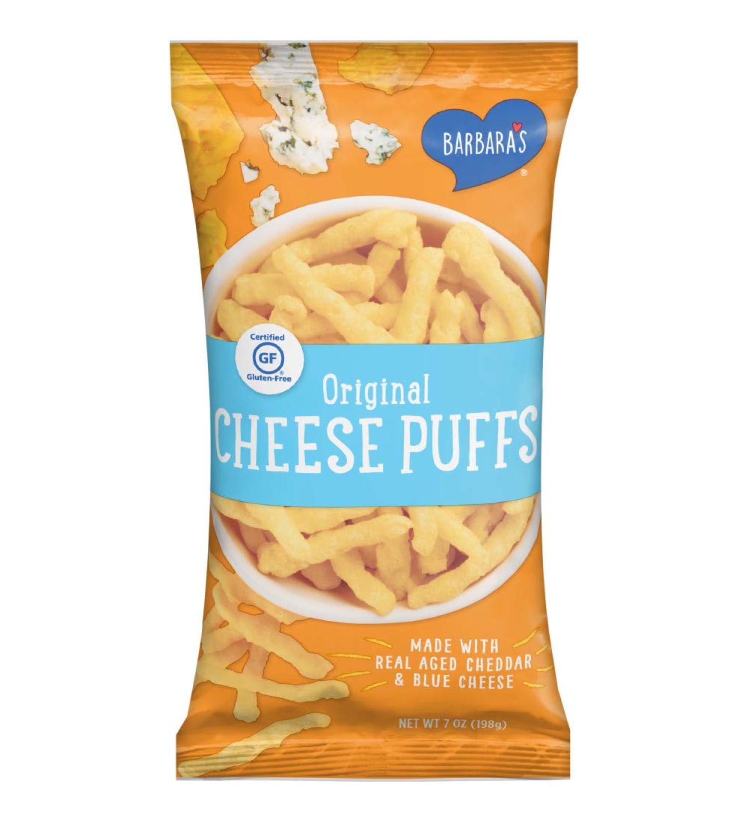 Barbara's Original Cheese Puffs  Gluten Free  Real Aged Cheese  7 Ounce (Pack of 12) Original 7 Ounce (Pack of 12) - Buy Online on GoSupps.com