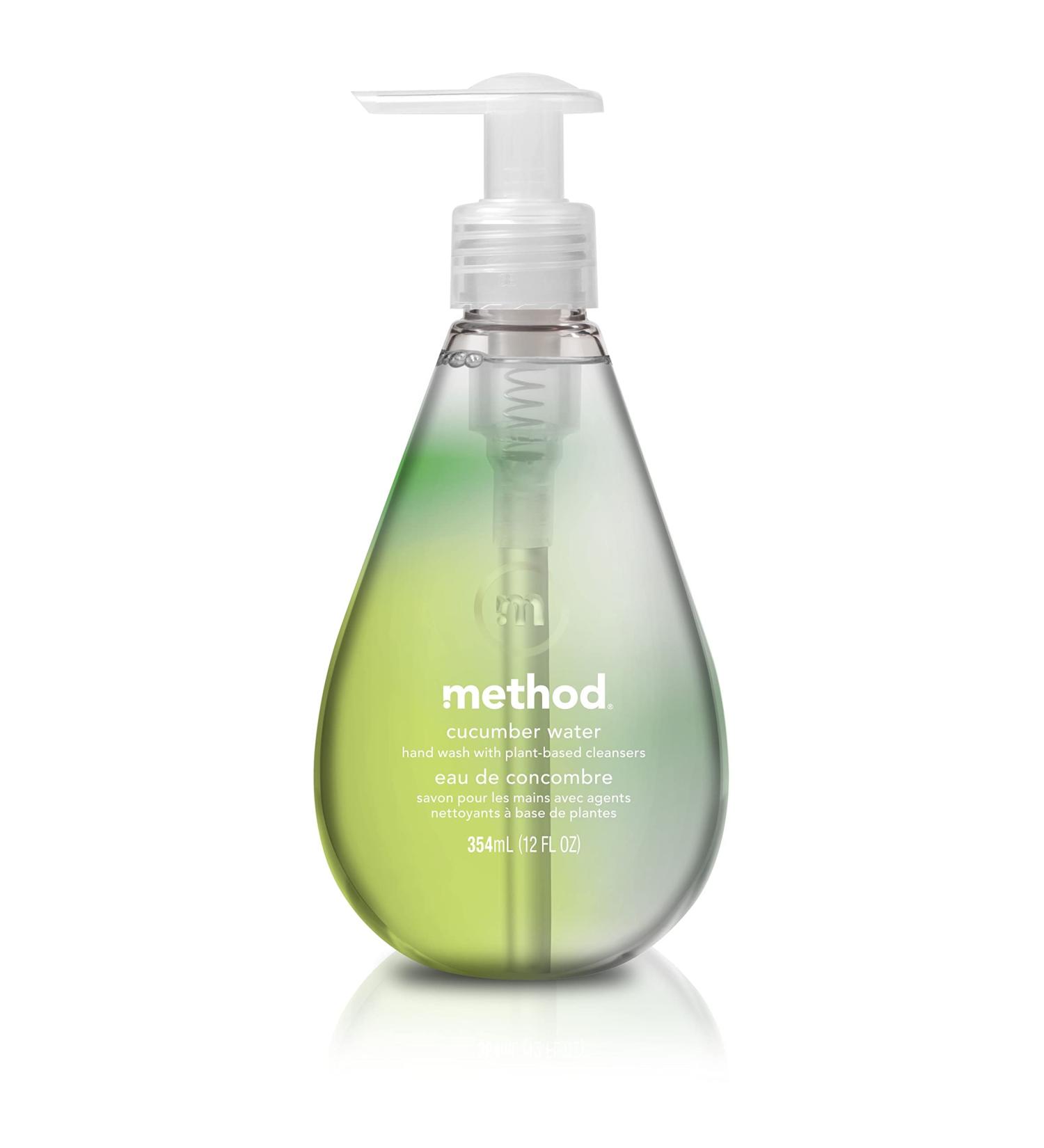 Method Naturally Derived Gel Hand Wash Pump Cucumber 12 Ounce - Buy Online on GoSupps.com