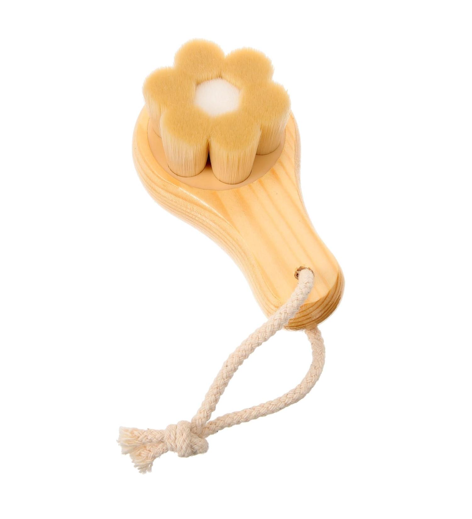 DRESSOOS soft fur washbasin face sponges face skin care tools exfoliating brush tool makeup remover Quincunx face exfoliator cleasing milk cleaning brush face brush skin care - Buy Online on GoSupps.com