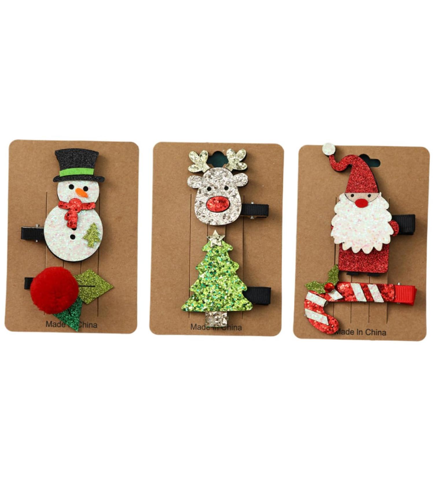FOMIYES 3 Set Christmas Hair Clips Christmas Tree Hairpins Xmas Hair Clip Kids Hairpin Christmas Headwear Christmas Stocking Stuffers Christmas Hair Pins Girl Cloth Elder Headgear - Buy Online on GoSupps.com