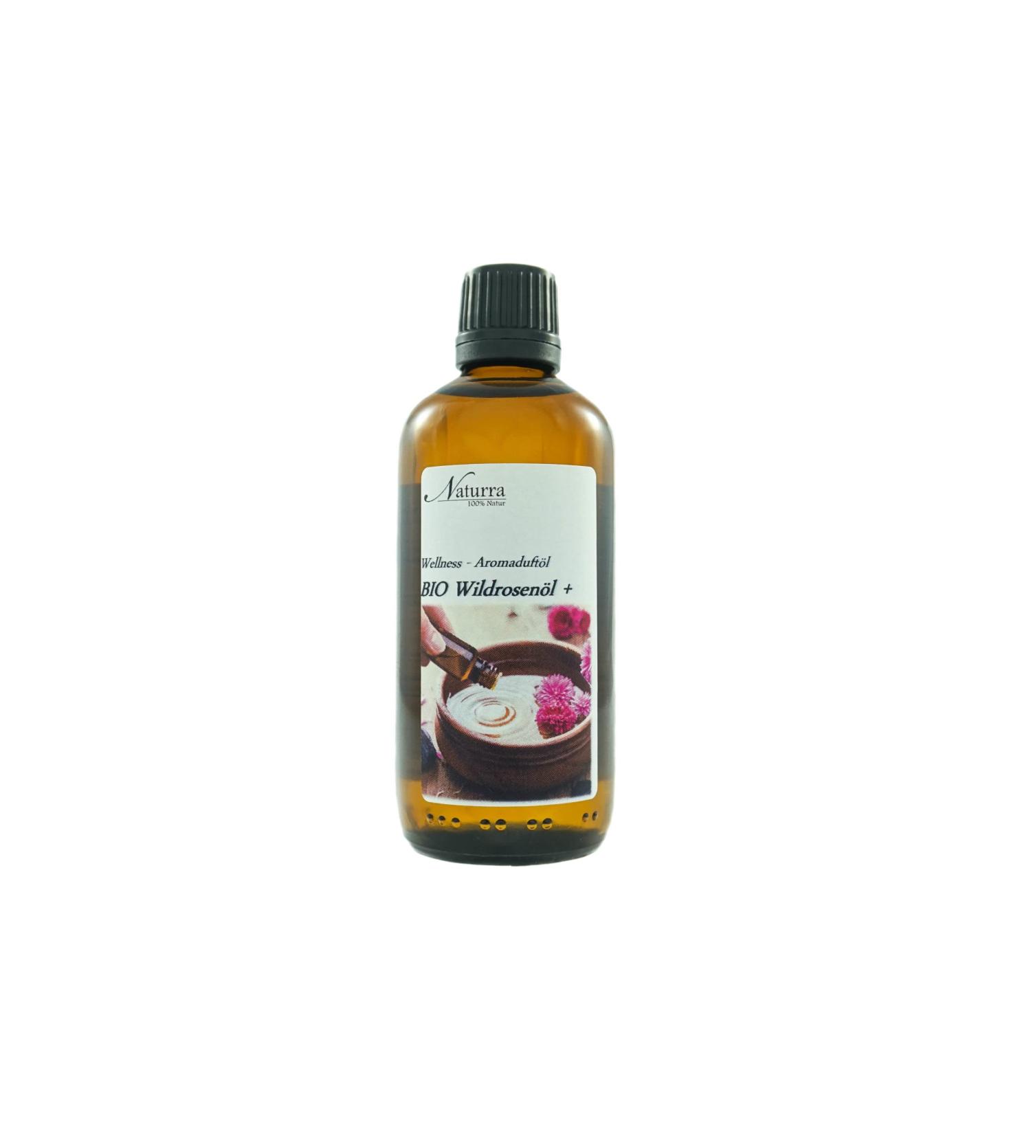 Naturra Organic Wild Rose Oil 100ml | Cold-Pressed Rose Hip & Ginger Essential Oil for Wellness & Aromatherapy | Natural Body Oil & Cosmetics - Buy Online on GoSupps.com