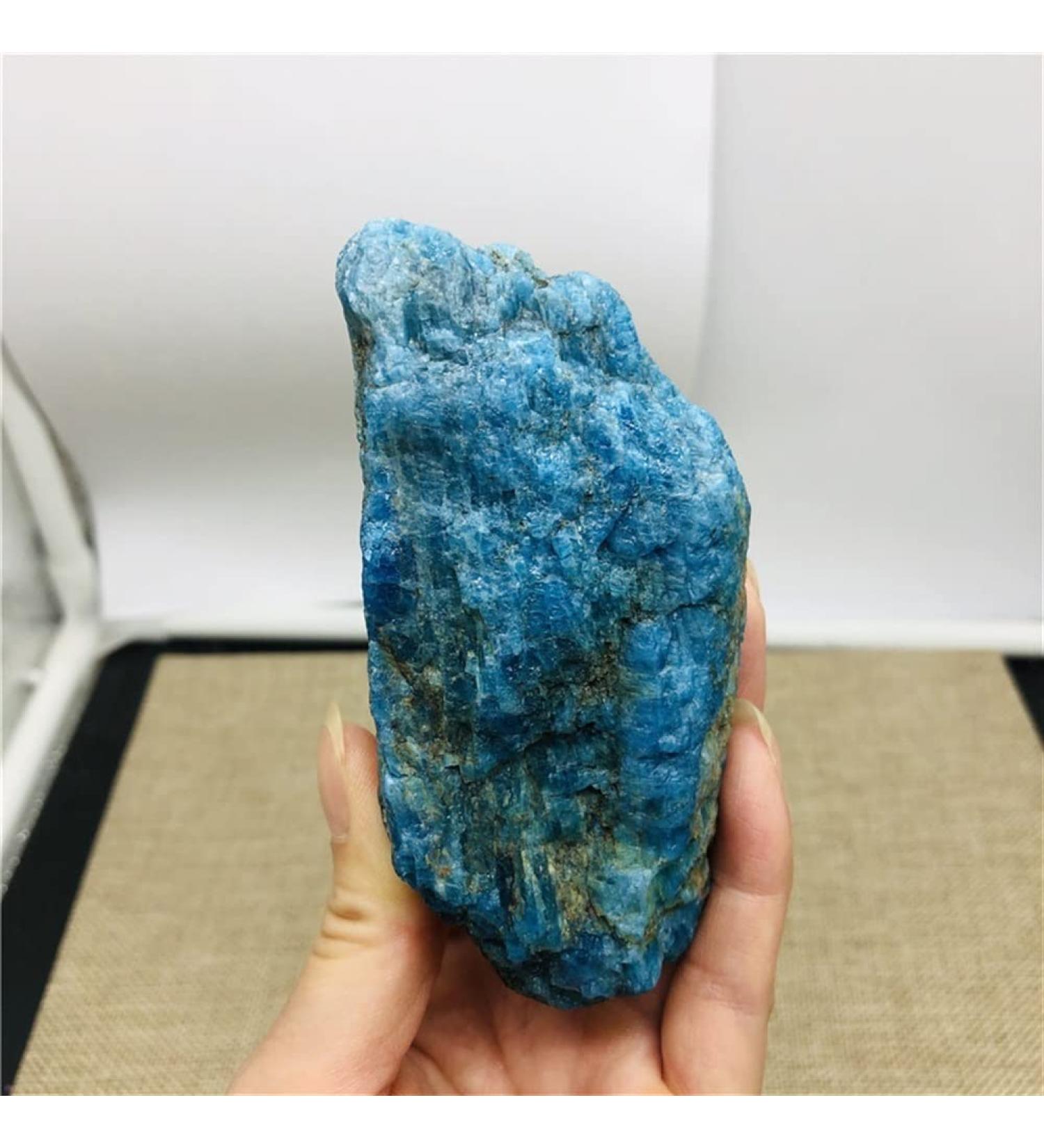 Natural Natural Raw Blue Apatite Stone Stone Specimen ningxiao (Size : 150-170g) - Buy Online on GoSupps.com