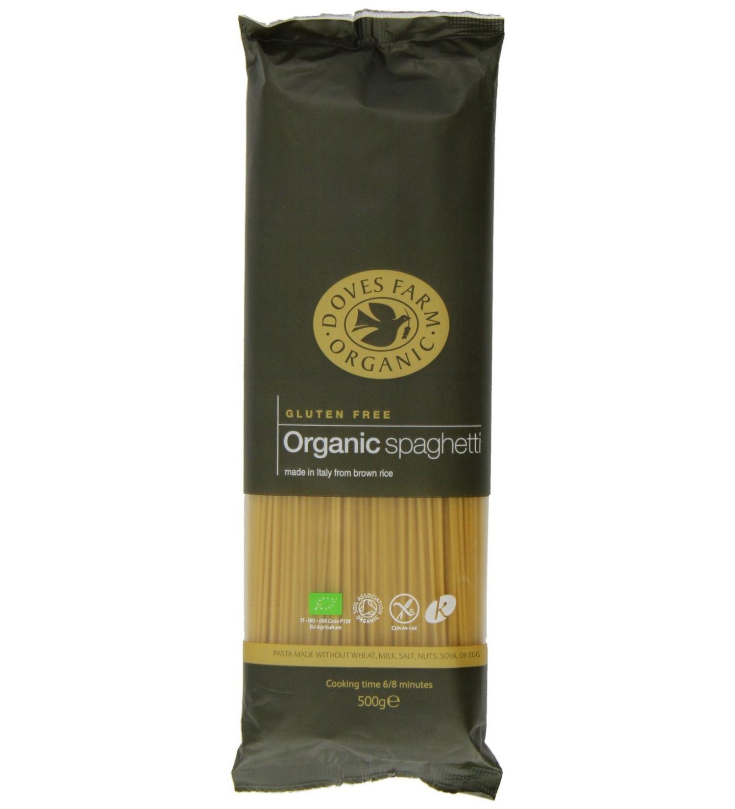  Doves Farm Doves Farm Organic Gluten Free Brown Rice Spaghetti 500g - Buy Online on GoSupps.com