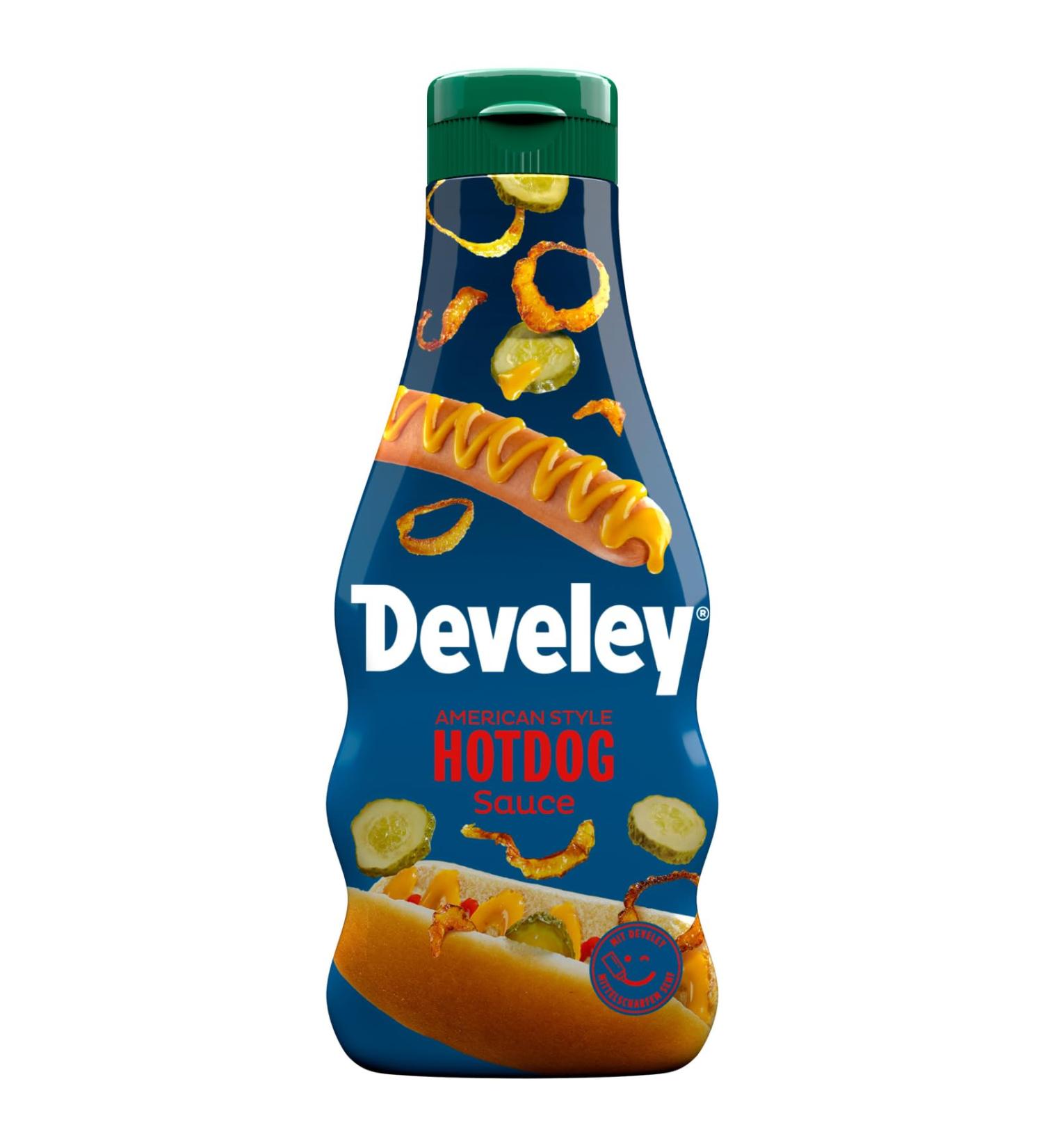 Develey Hotdog Sauce American Style 250ml Perfect Blend with Medium Hot Mustard for Ultimate Flavor | Shop Internationally - Buy Online on GoSupps.com