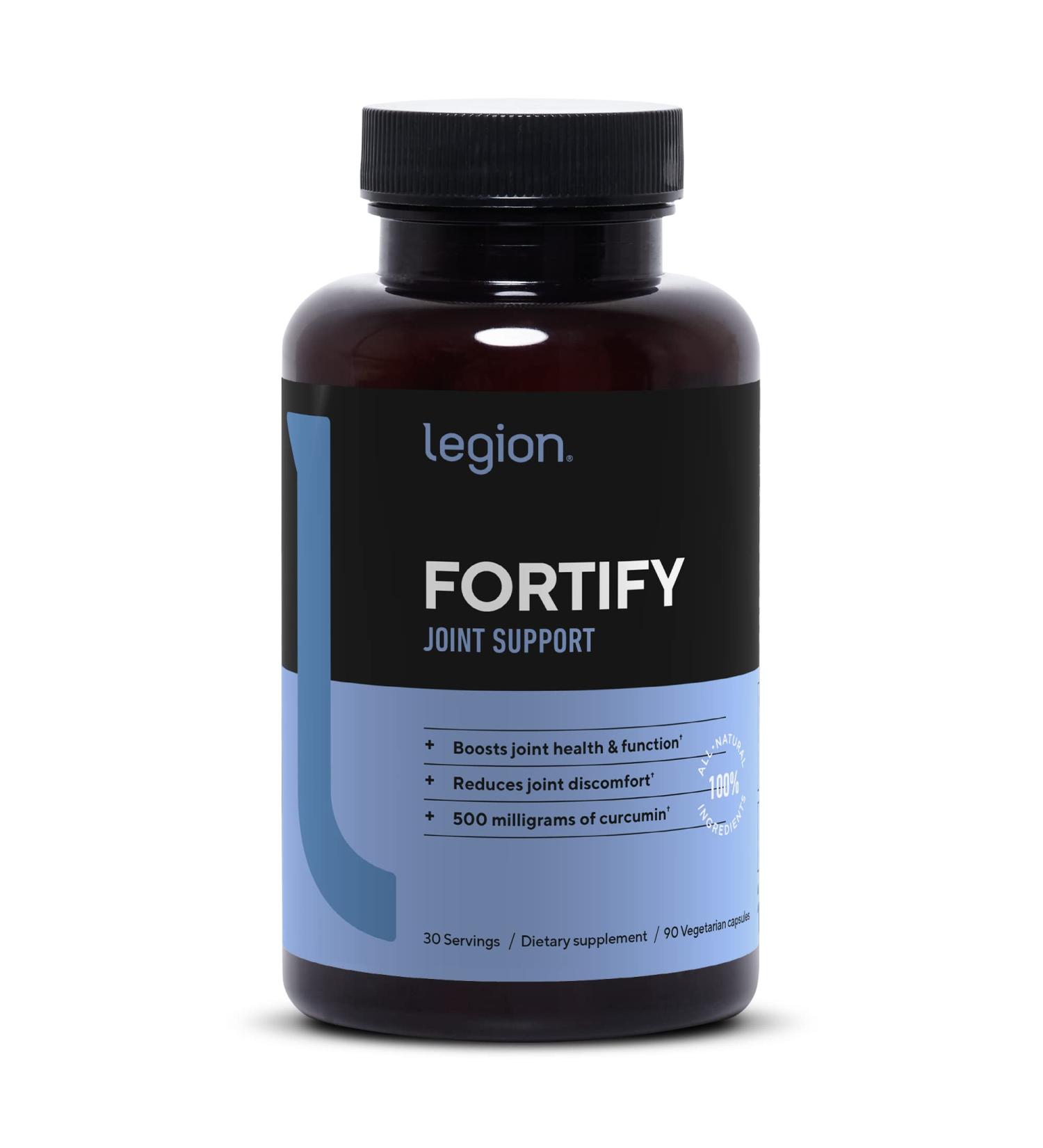 Legion Fortify Joint Support - Natural UC-II & Curcumin Joint Pain Relief Supplement (90 Capsules) - Buy Online on GoSupps.com