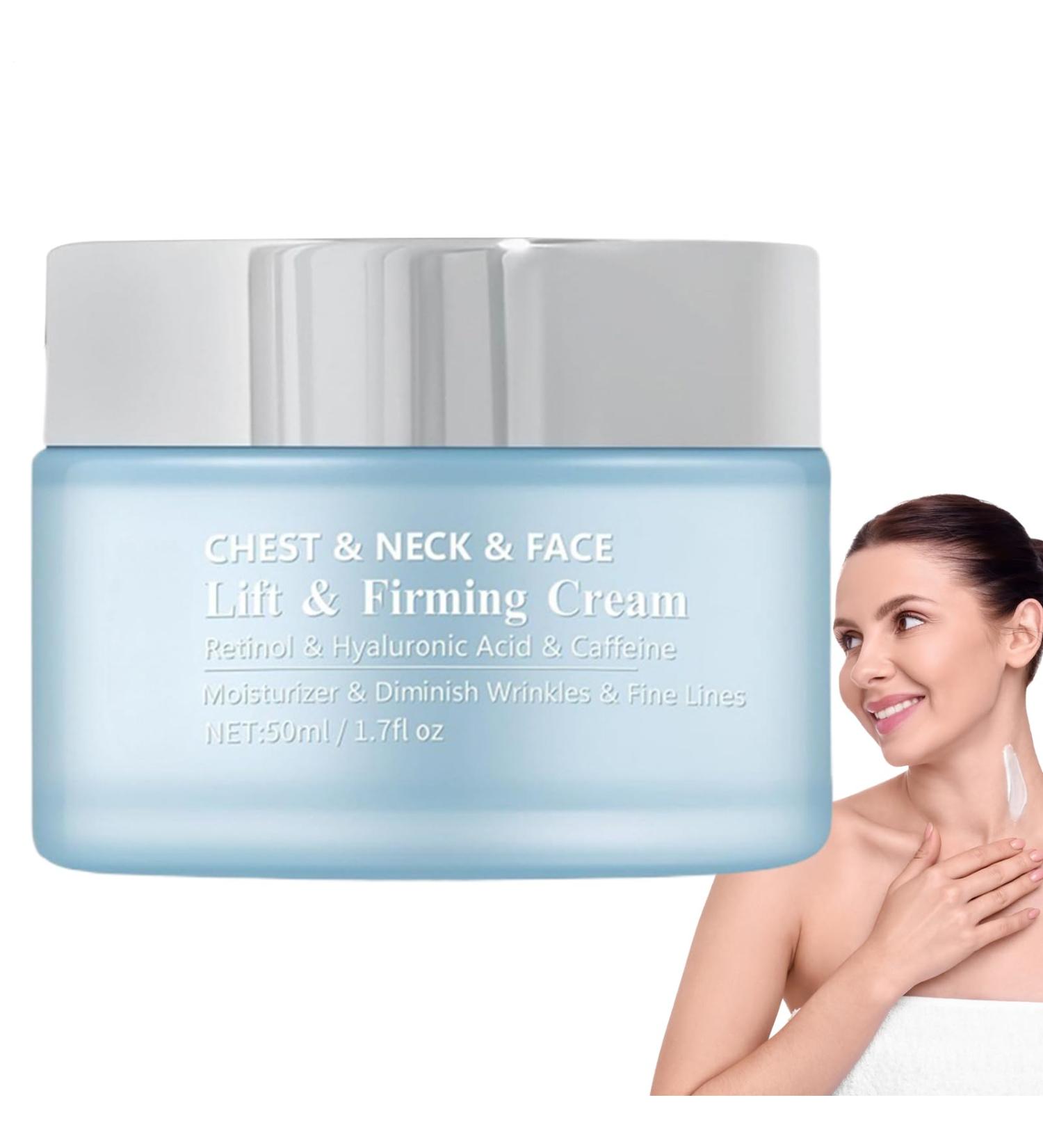 BommFu Lift & Firm Neck Cream 50 ml moisturizer reduces wrinkles natural antiaging fixing neck cream for smooth and youthful skin - Buy Online on GoSupps.com