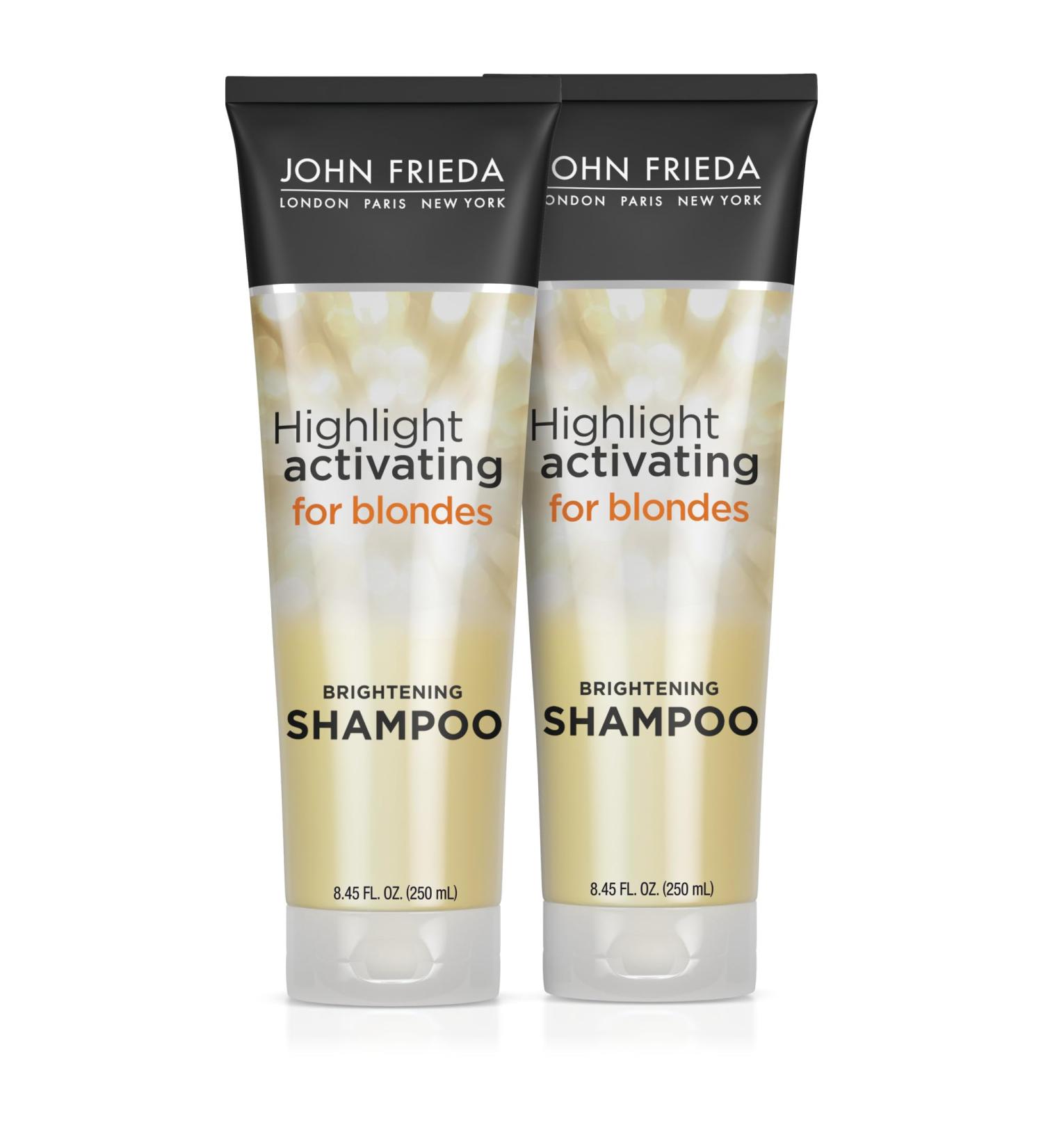 John Frieda Sheer Blonde Brightening Shampoo - Avocado Oil & Vitamin C for Lighter Blondes | Revives Dull Highlights - 8.45 Fl Oz - Buy Online on GoSupps.com