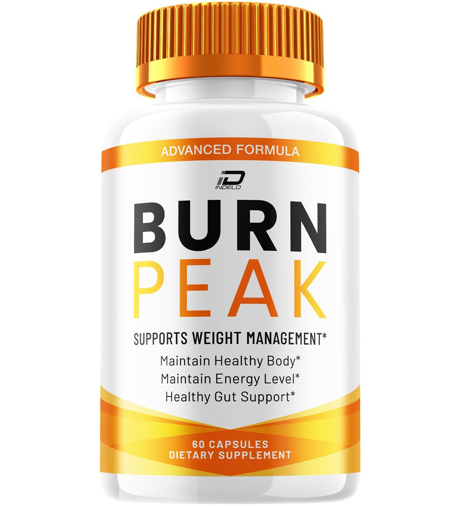Burn Peak Capsules BurnPeak Natural Blend Advanced Formula 800MG Dietary Supplement Maximum Strength (1 Pack - 60 Capsules) - Buy Online on GoSupps.com