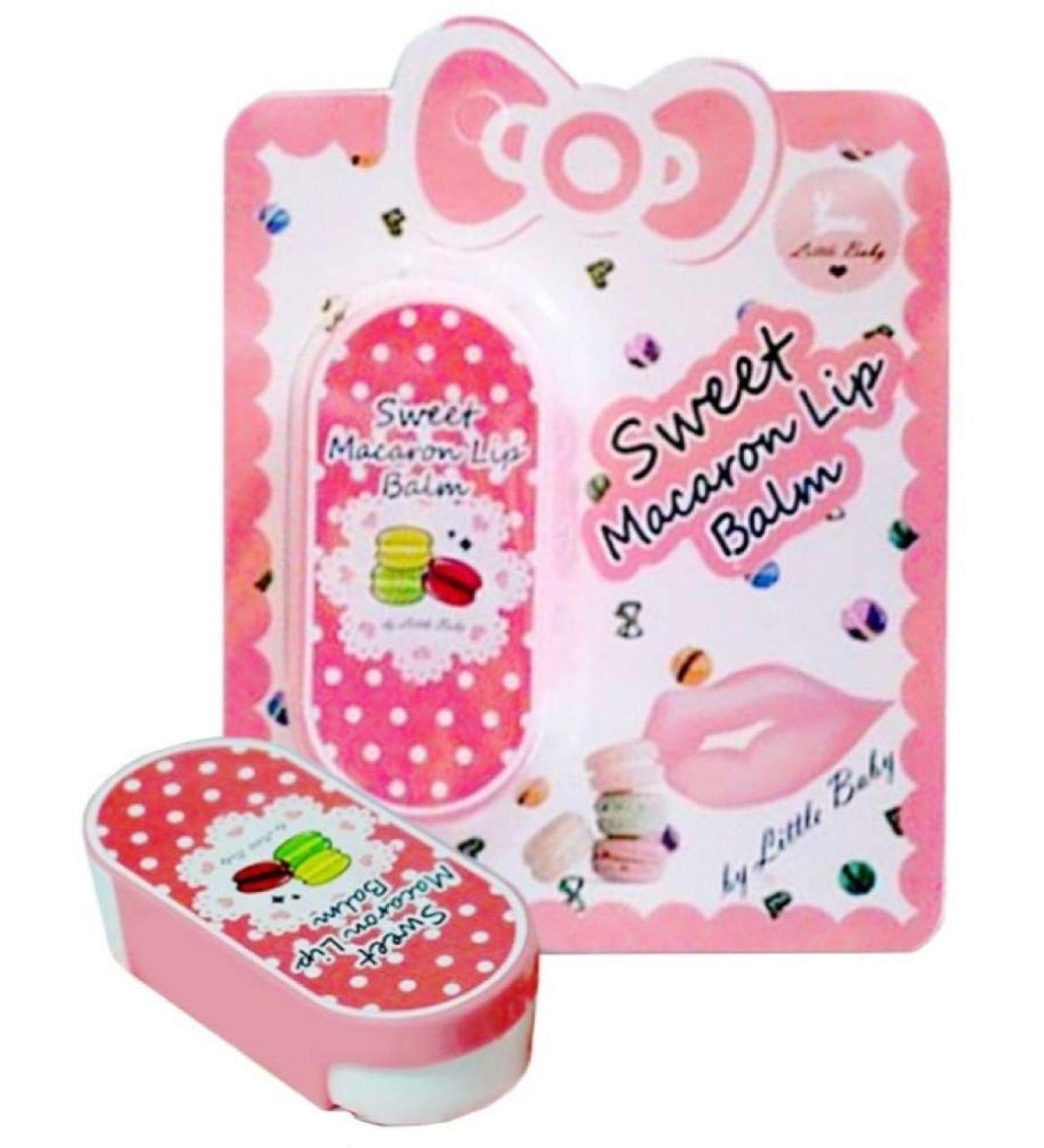 Little Baby Sweet Macaron Lip Balm 10g - Nourishing Scented Lip Care for Soft Lips | Fast International Shipping - Buy Online on GoSupps.com