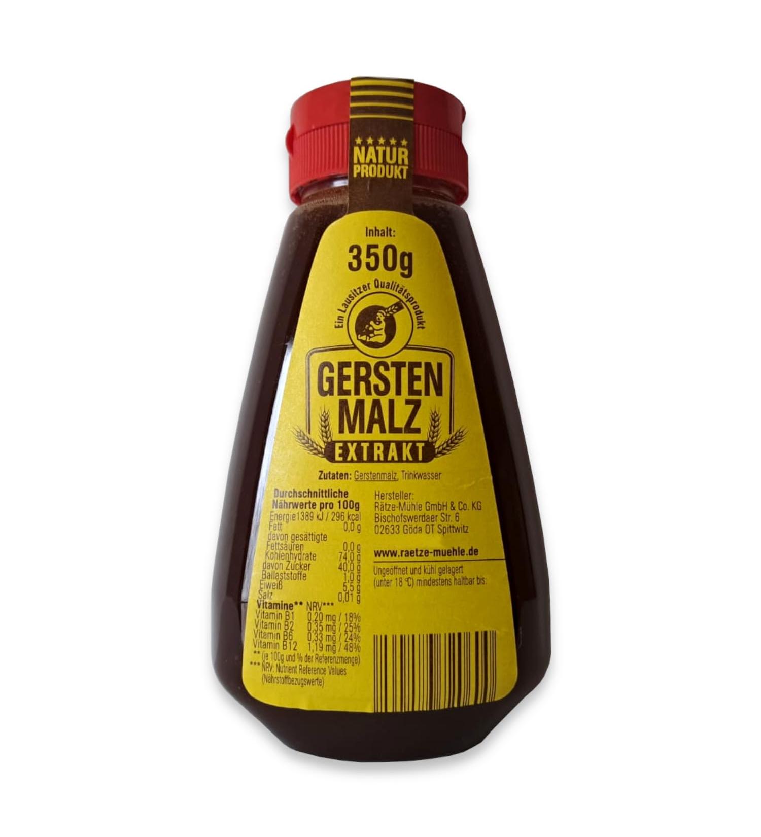 Buy Barley Malt Extract 350g - Premium Liquid Malt Syrup for Baking & Brewing - Aromatic & Inactive - International Shipping Available - Buy Online on GoSupps.com