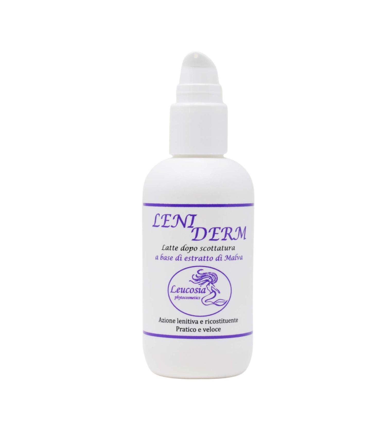 Leucosia Phytocosmetics LeniDerm - 75 ml - Its soothing and anti-inflammatory properties make it particularly effective as an after-sun product - Suitable for sensitive skin - With mallow calendula and chamomile