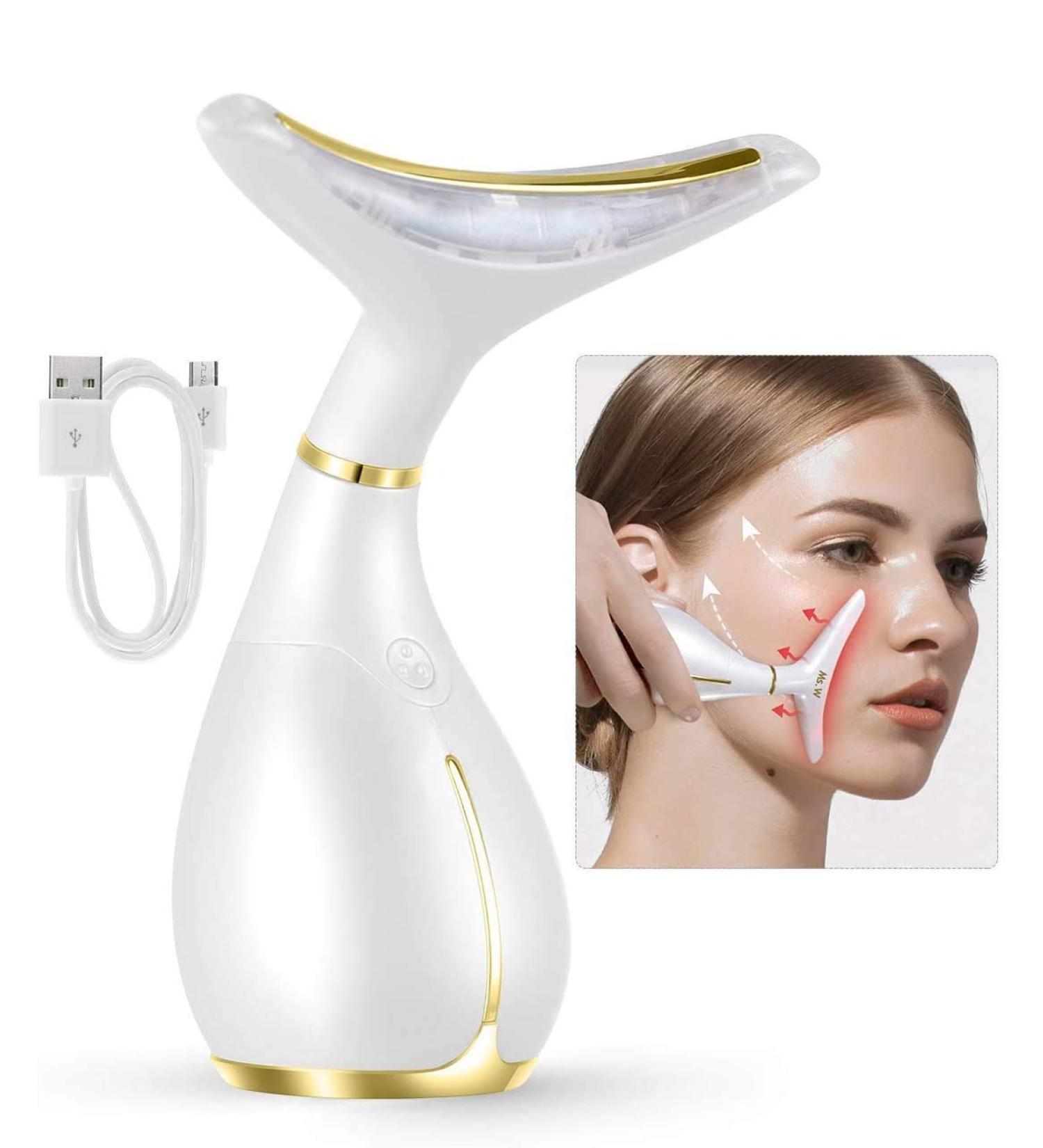 Ms.W Portable Electric Face Massager for Women - 45 Heat, 3 Massage Modes - Skin Care Facial Massage Kit - Buy Online on GoSupps.com