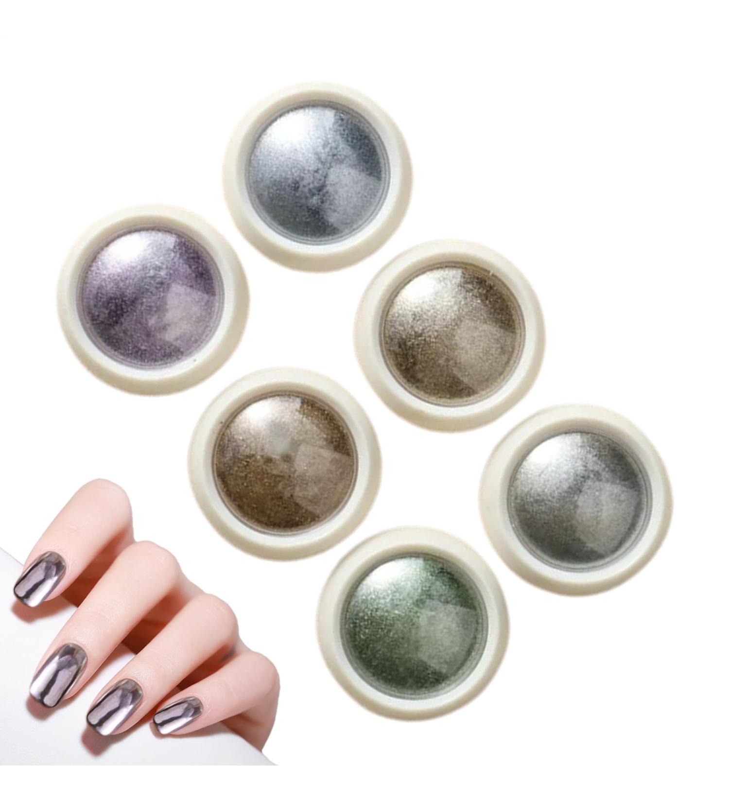 Ensemble de poudre chrom e pour ongles Pigment effet miroir poussi re paillet e scintillante couleur de finition m tallique brillance longue dur e conception d'application facile | pour le 02 - Buy Online on GoSupps.com