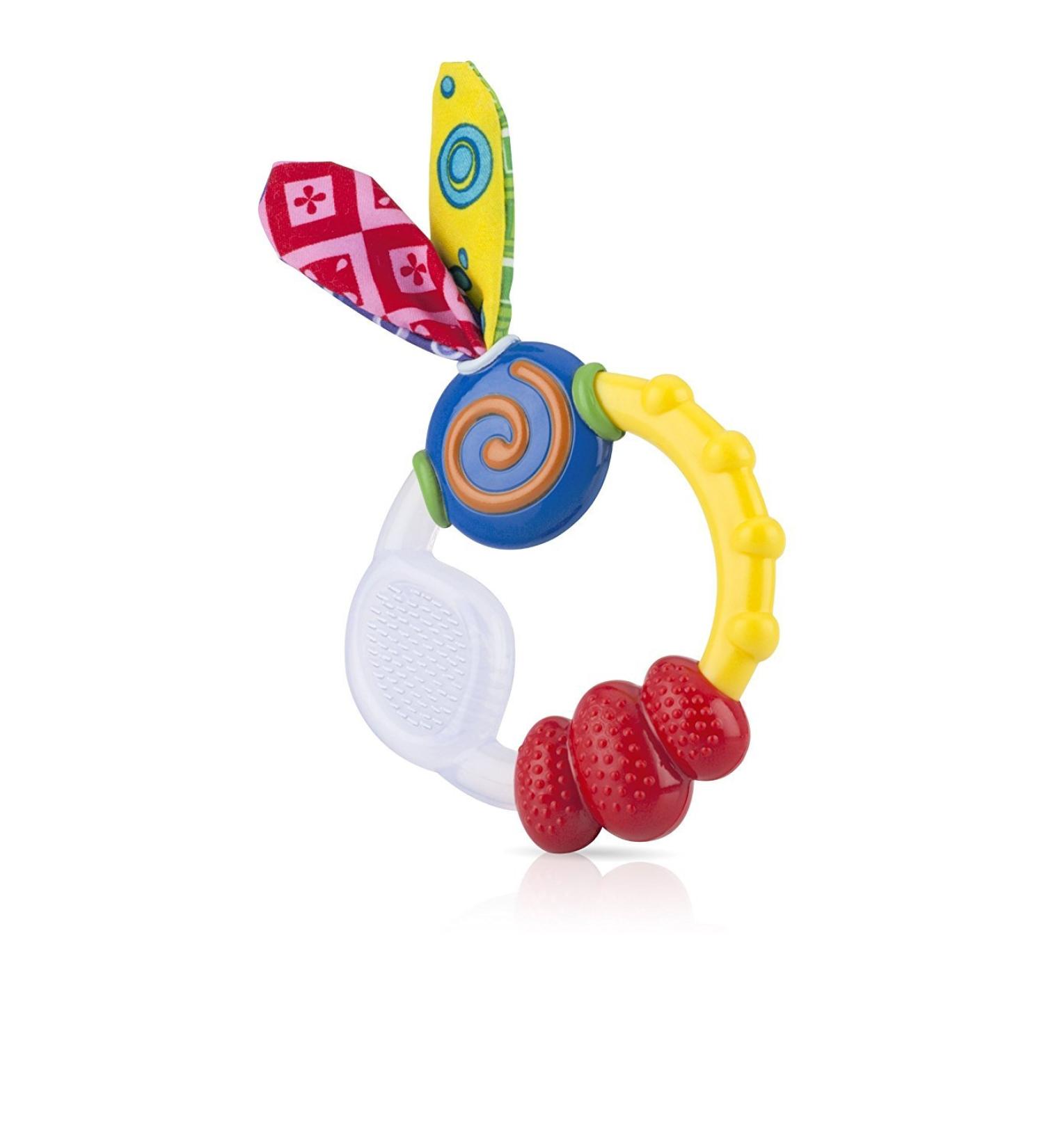 N by 006328 Multi-Colored Bite Ring - Ideal Teething Toy for Infants | International Shipping Available - Buy Online on GoSupps.com
