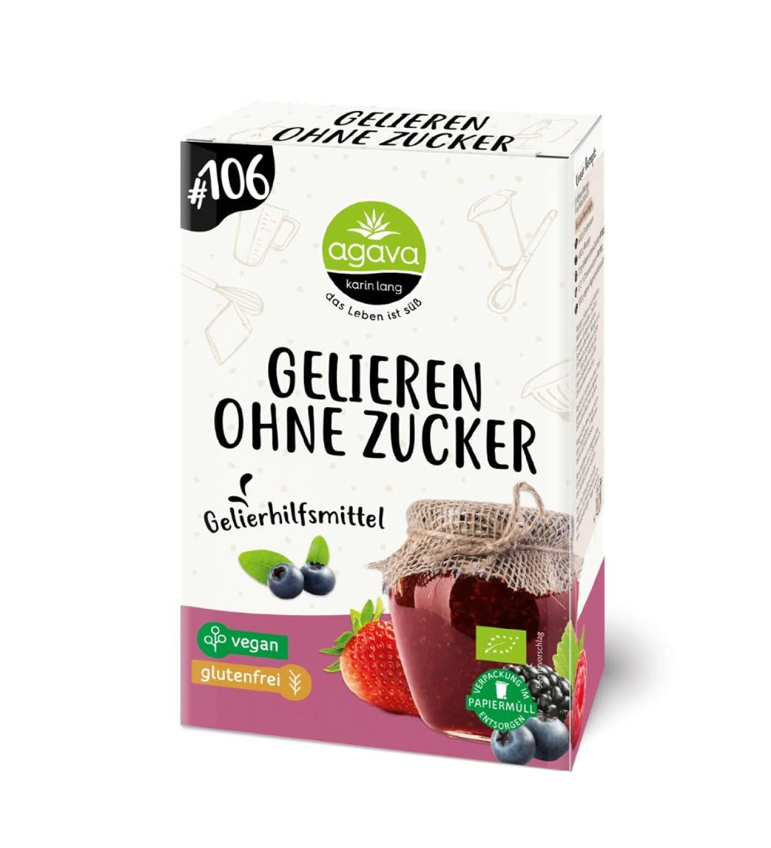 AGAVA Gelling without sugar 3 bags organic 150g (pack of 6)