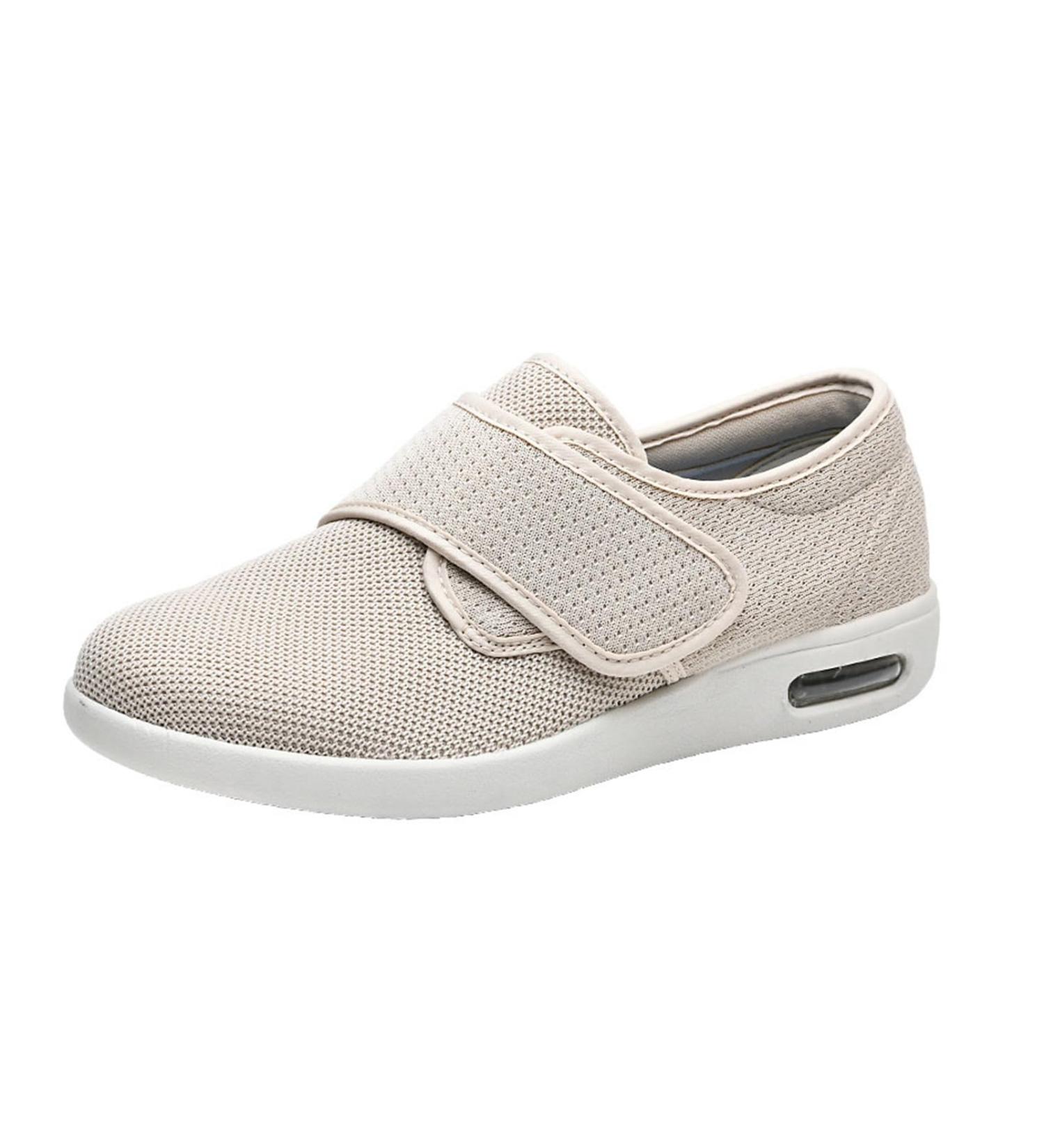 Buy Men's Diabetic Shoes - Adjustable Memory Foam Sneakers for Swollen Feet - Non-Slip Arch Support - Size 8.5 Beige - Buy Online on GoSupps.com