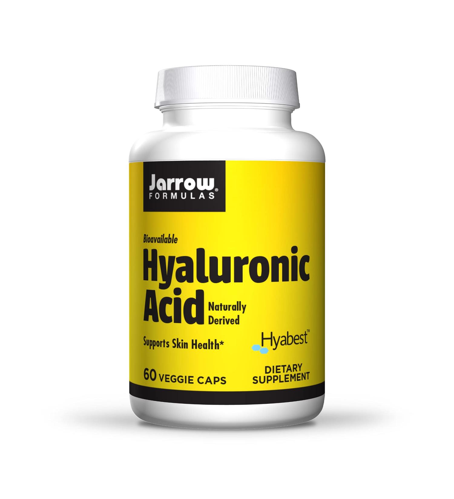 Jarrow Formulas Hyaluronic Acid 60 Veggie Caps - Premium Joint & Skin Support - Buy Online on GoSupps.com