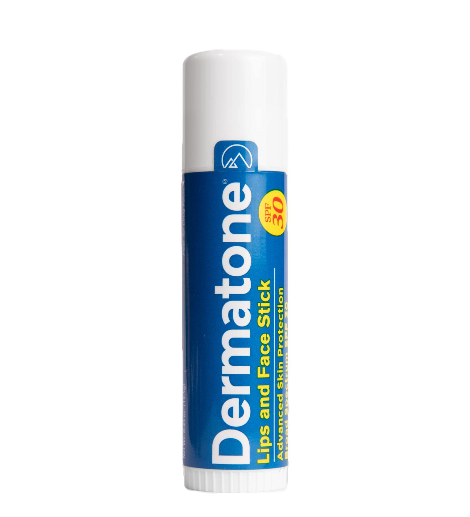 Dermatone Lips and Face Stick SPF 30 | Advanced Skin Protection and Moisturizing 0.5oz - Buy Online on GoSupps.com