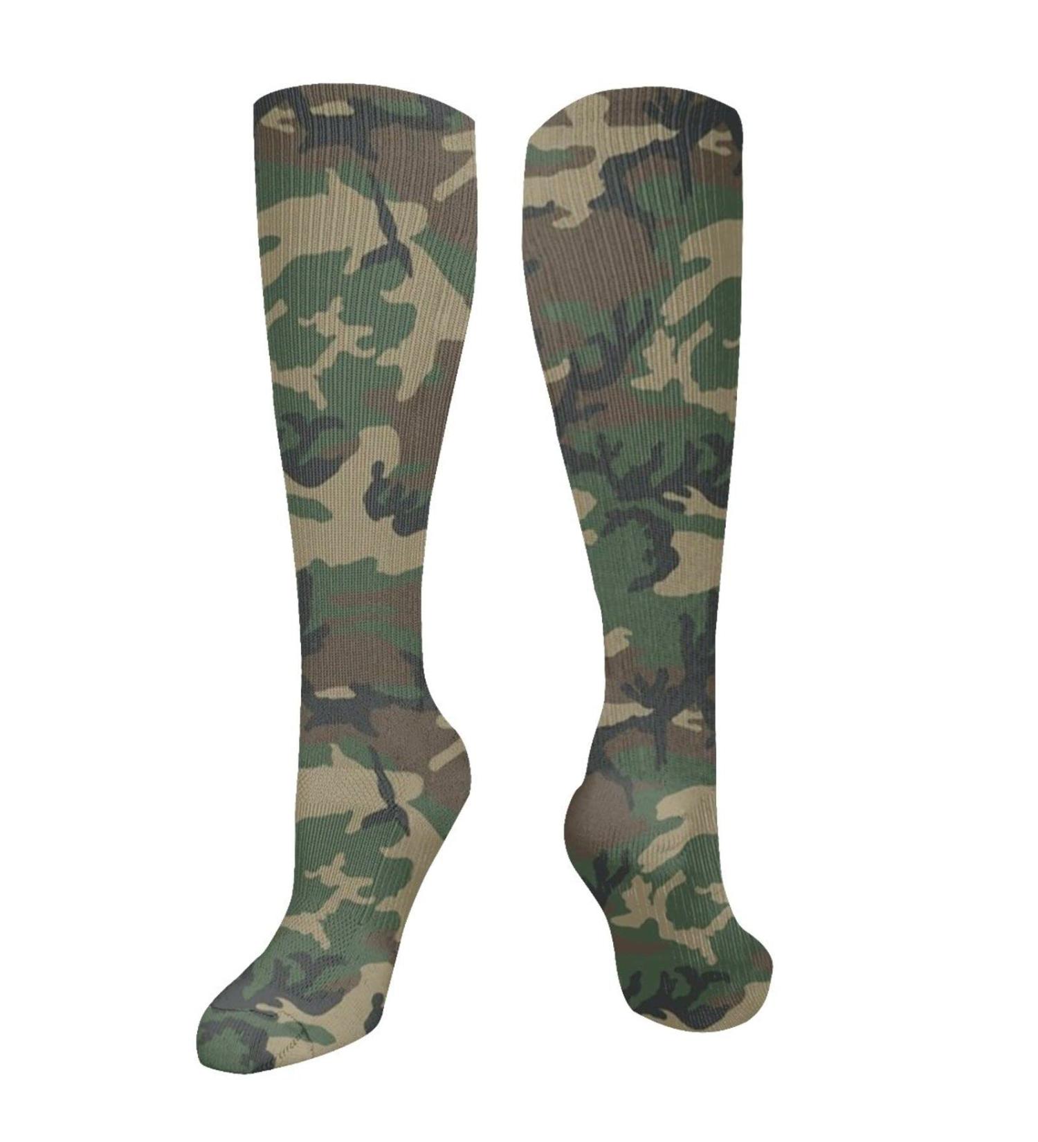 Woodland Universal Camo Compression Socks for Men & Women | 15-20 mmHg Support for Running & Cycling | Best Circulation Boost | Size: 10463 - Buy Online on GoSupps.com