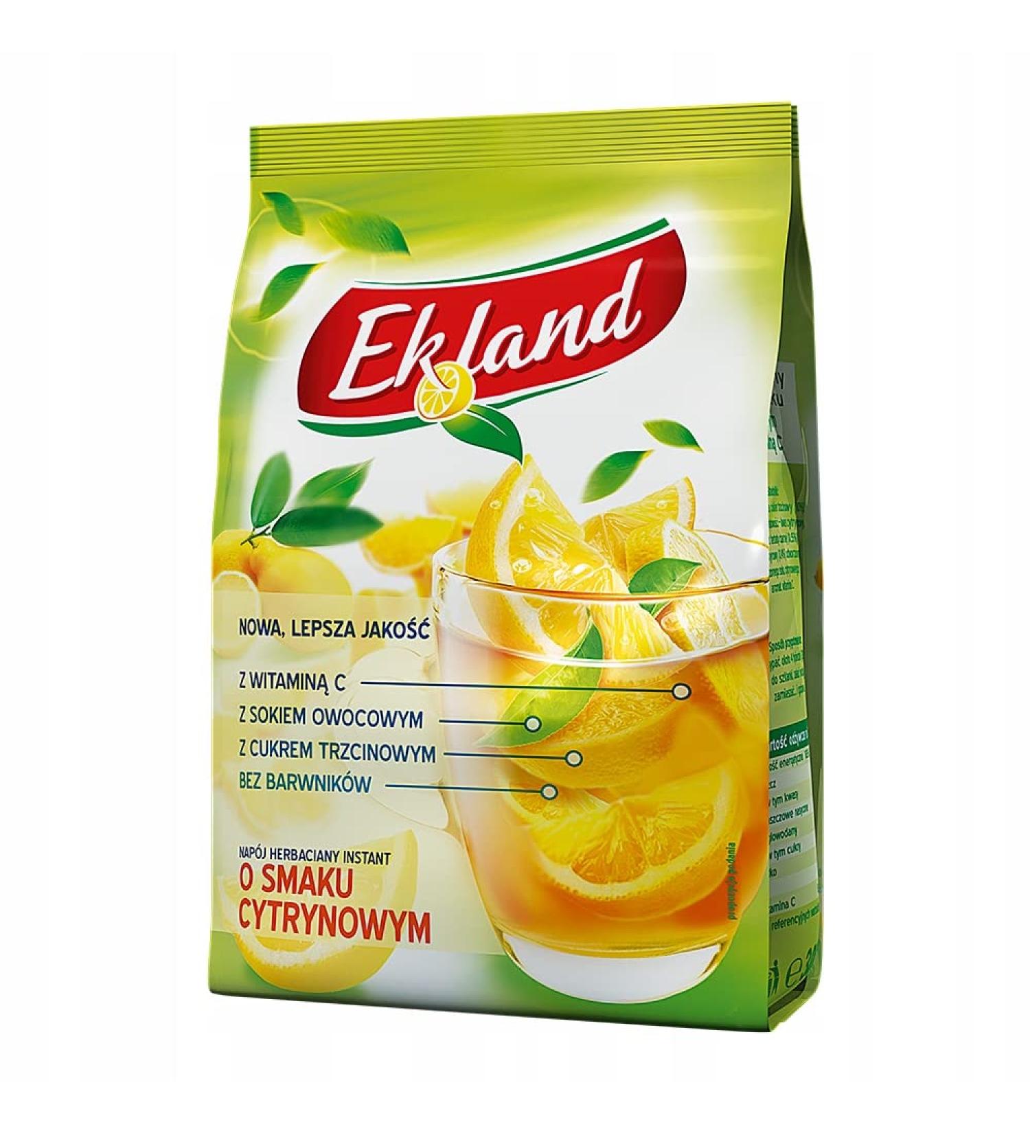 Ekland Instant Tea with Lemon Flavour 300g
