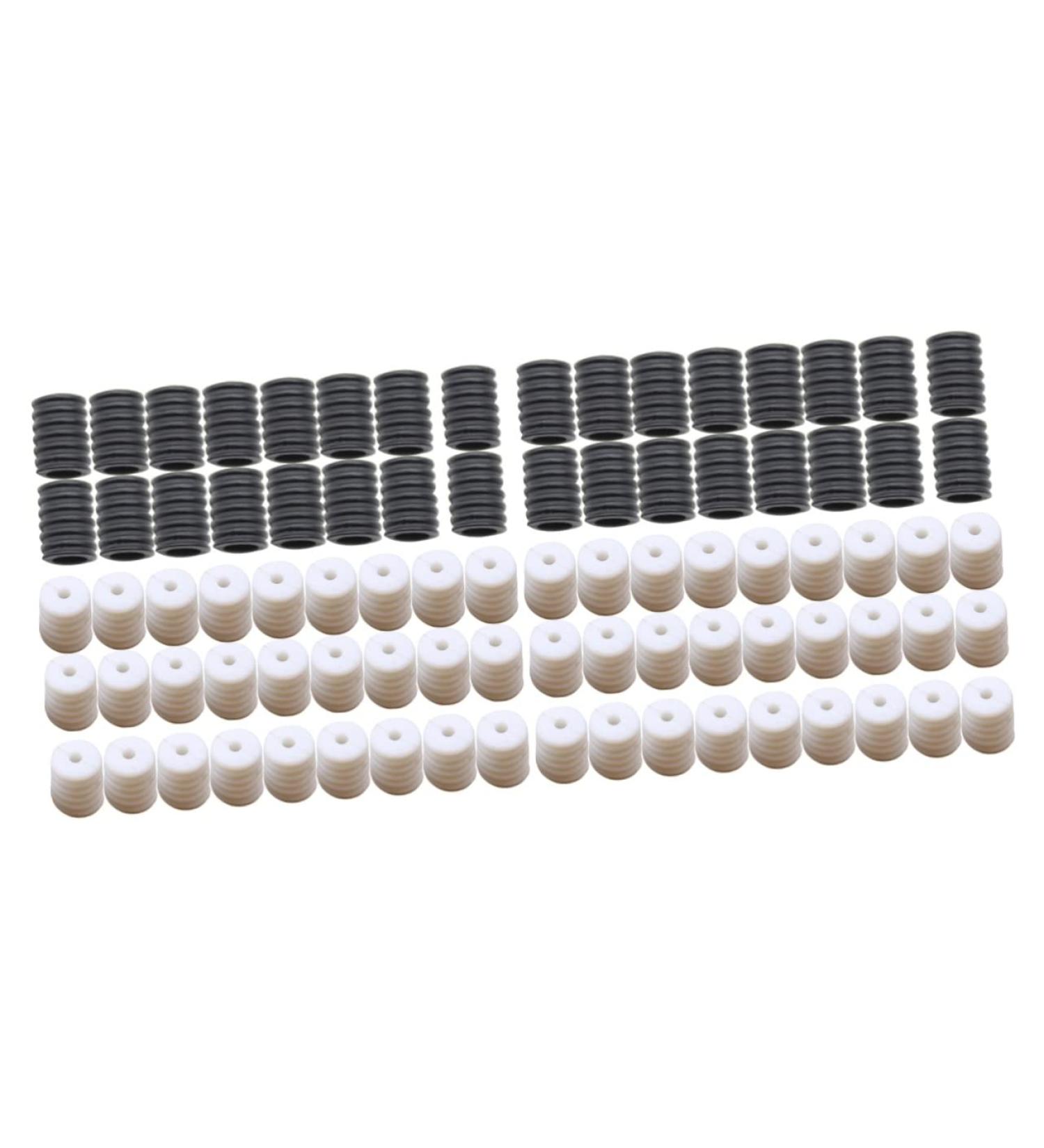 Minkissy 400 STK Anti-Slip Mask Hooks - Elastic Rope Buckle Clips for Protective Masks & Luggage - Soft Rubber 1x0.6cm 2pcs - Buy Online on GoSupps.com