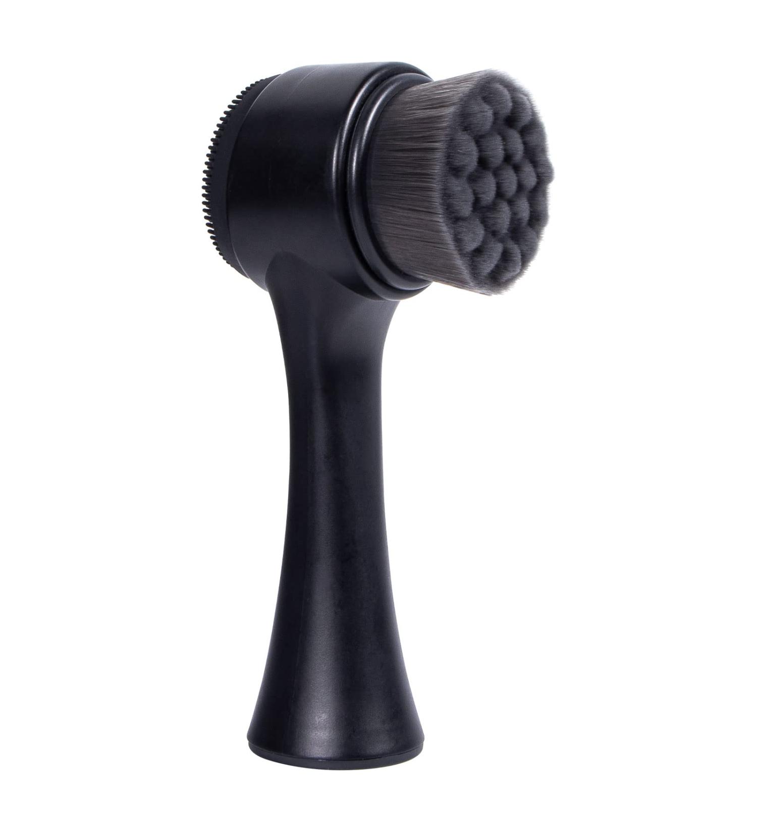 2 in 1 Facial Cleansing Brush for Deep Pore Exfoliation and Gentle Cleansing - Buy Online on GoSupps.com