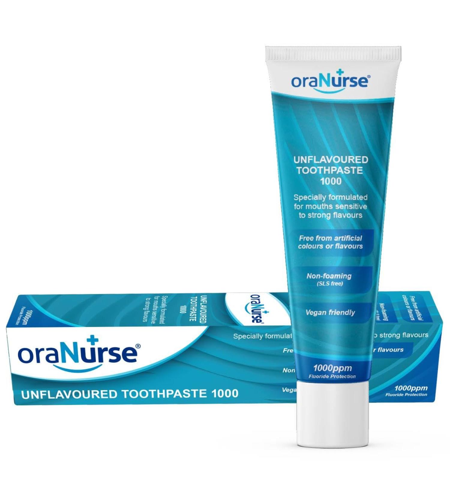 Buy OraNurse Unflavoured Toothpaste 50ml for Kids 0-3 Years - Safe & Effective | International Shipping - Buy Online on GoSupps.com