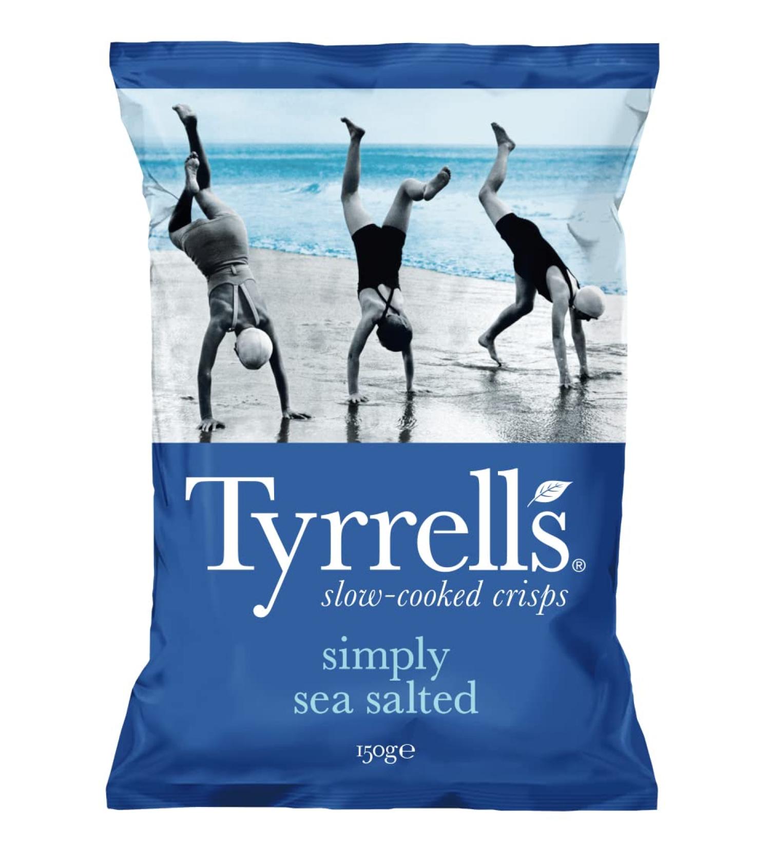 Tyrrells slow-cooked crisps Lightly Sea Salted (1 x 150 g) Lightly Sea Salted 150 g (1 pack)