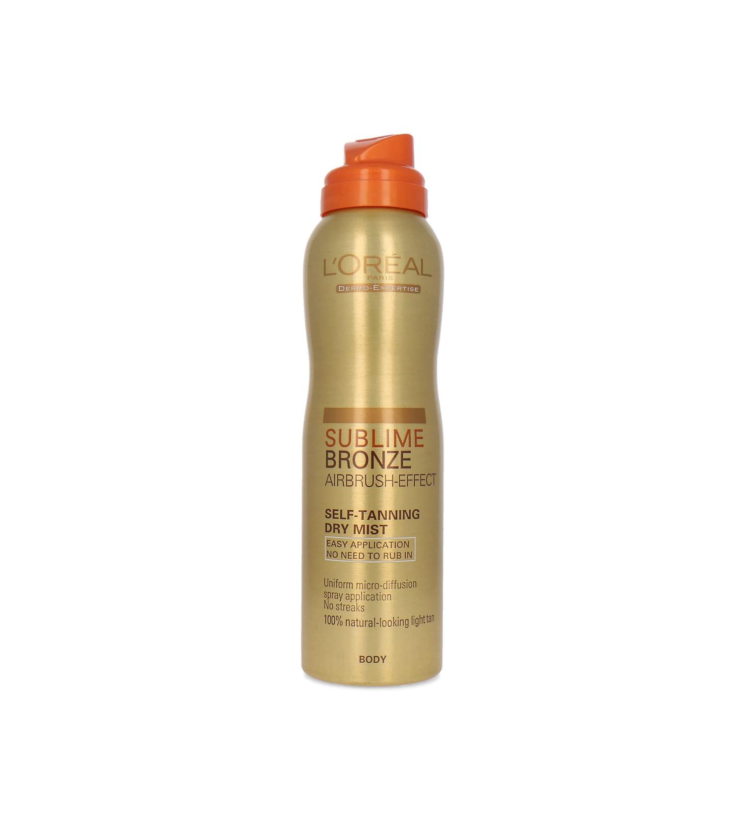 L'Oreal Sublime Bronze Self-Tanning Dry Mist Medium Skin