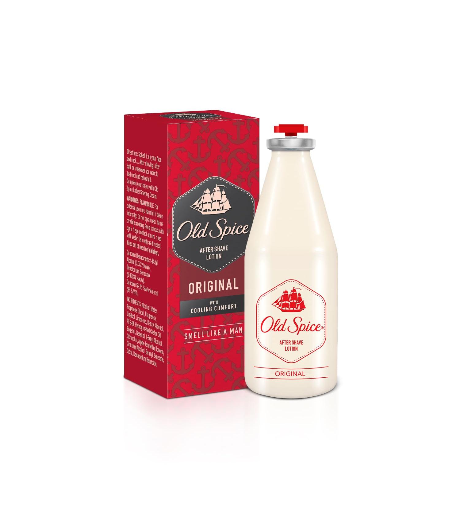 Old Spice After Shave Lotion Original Musk & Fresh Lime 100ml - Best International Shipping & Quality Care - Buy Online on GoSupps.com