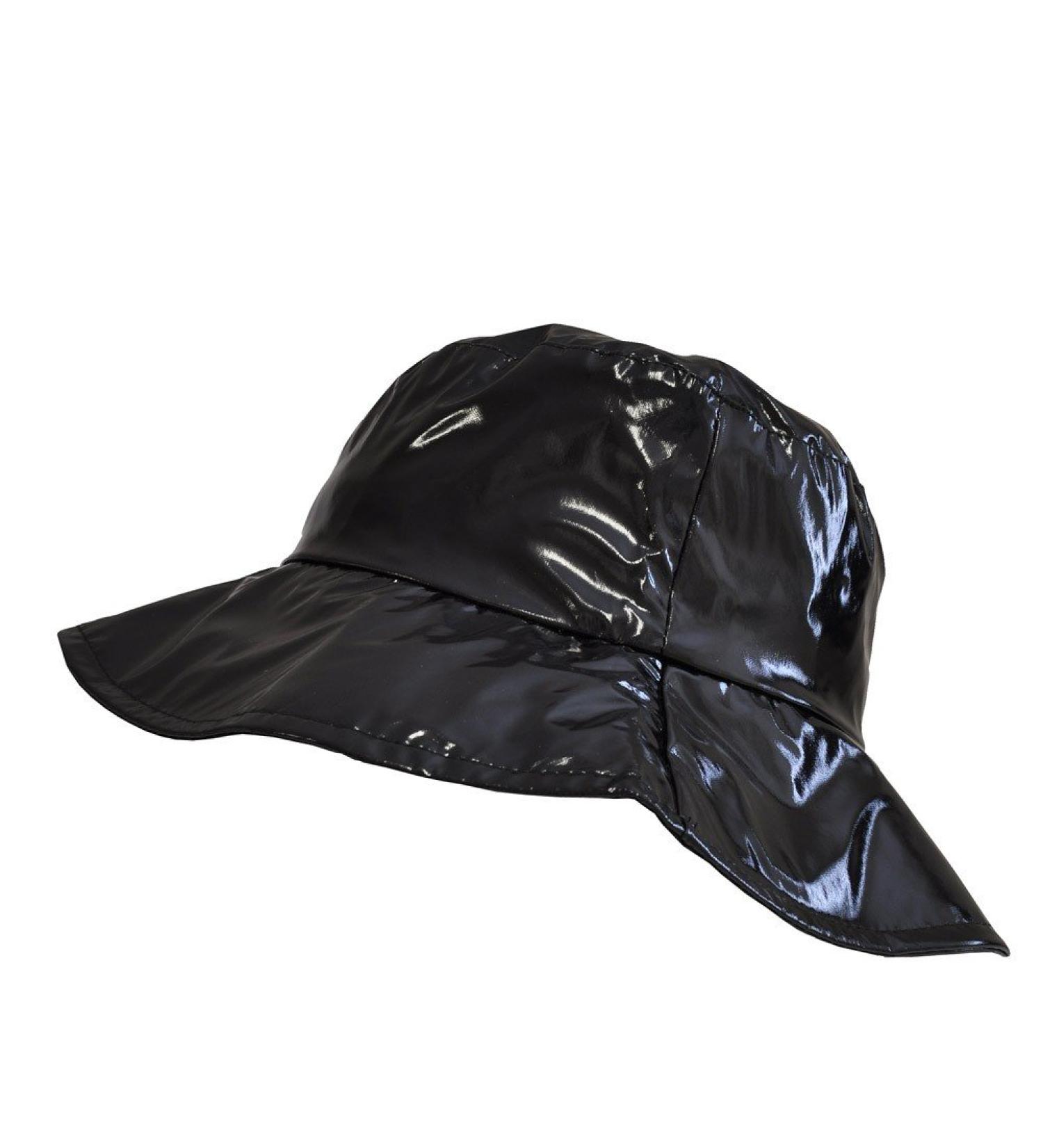Toutacoo Women's Wide-Brimmed Vinyl Rain Hat - Floppy Hat in L 01 Black | Stylish & Waterproof International Shipping - Buy Online on GoSupps.com