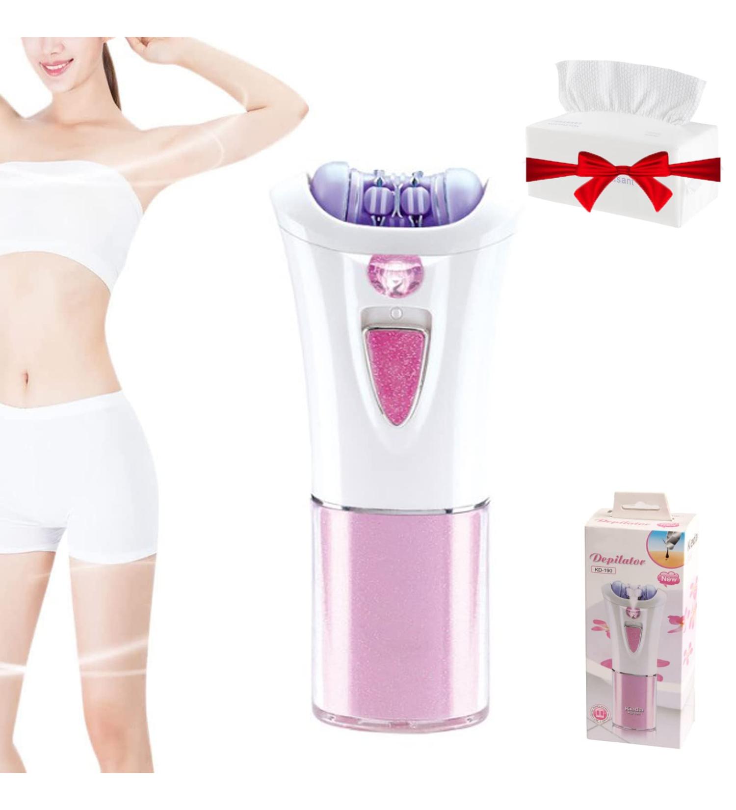 Glabrousskin Facial Hair Remover - Wireless Epilator for Women - Gentle Hair Removal for Face and Body - Buy Online on GoSupps.com