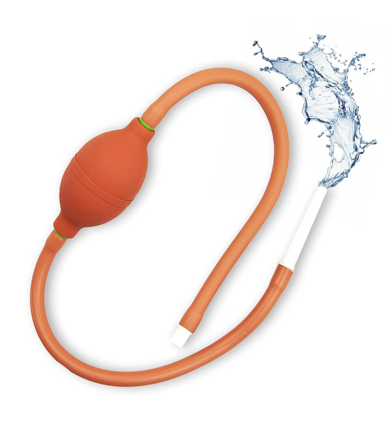 Enema Bulb Kit for Men & Women | Comfortable Backflow Preventing Soft Long Tube - Buy Online on GoSupps.com
